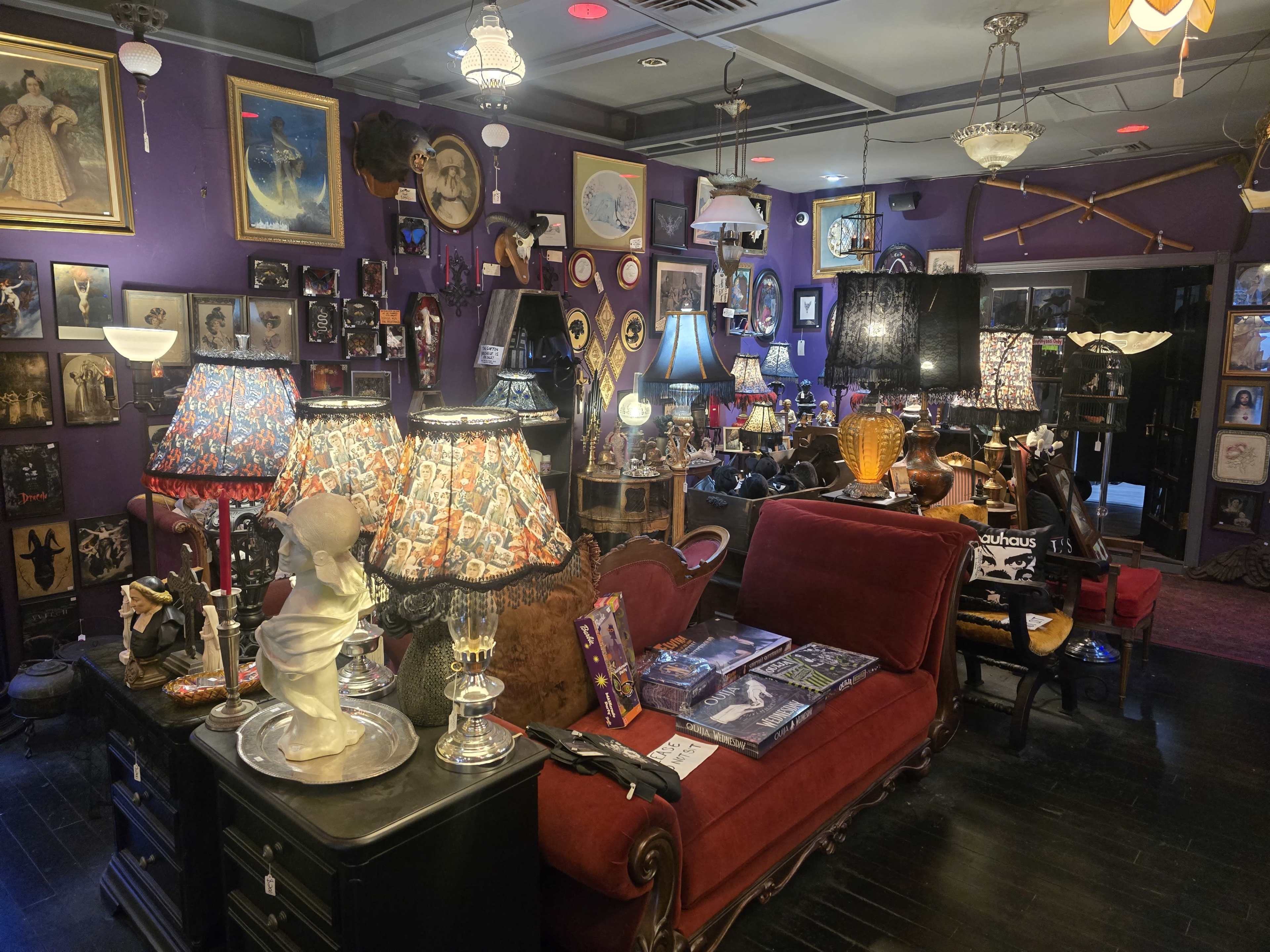 Gothic furniture store on South Street Image in Center City, Philadelphia, PA
