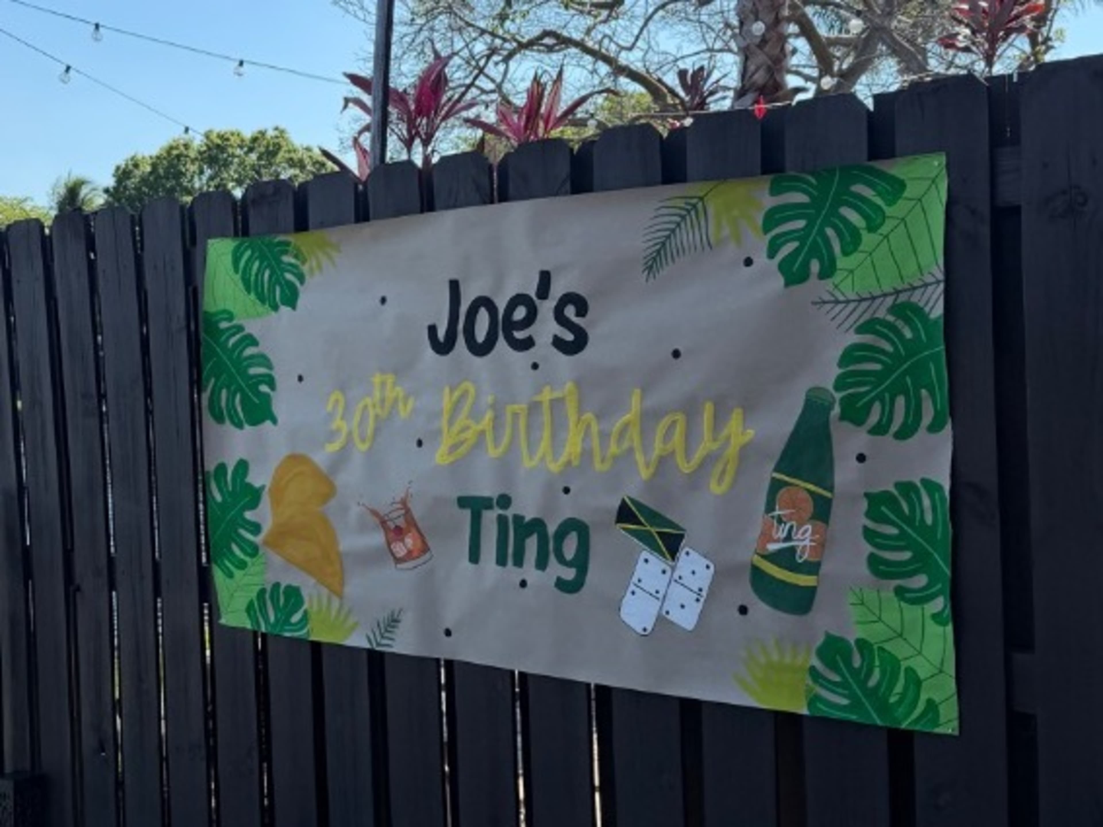 Custom Hand - Painted Banner 