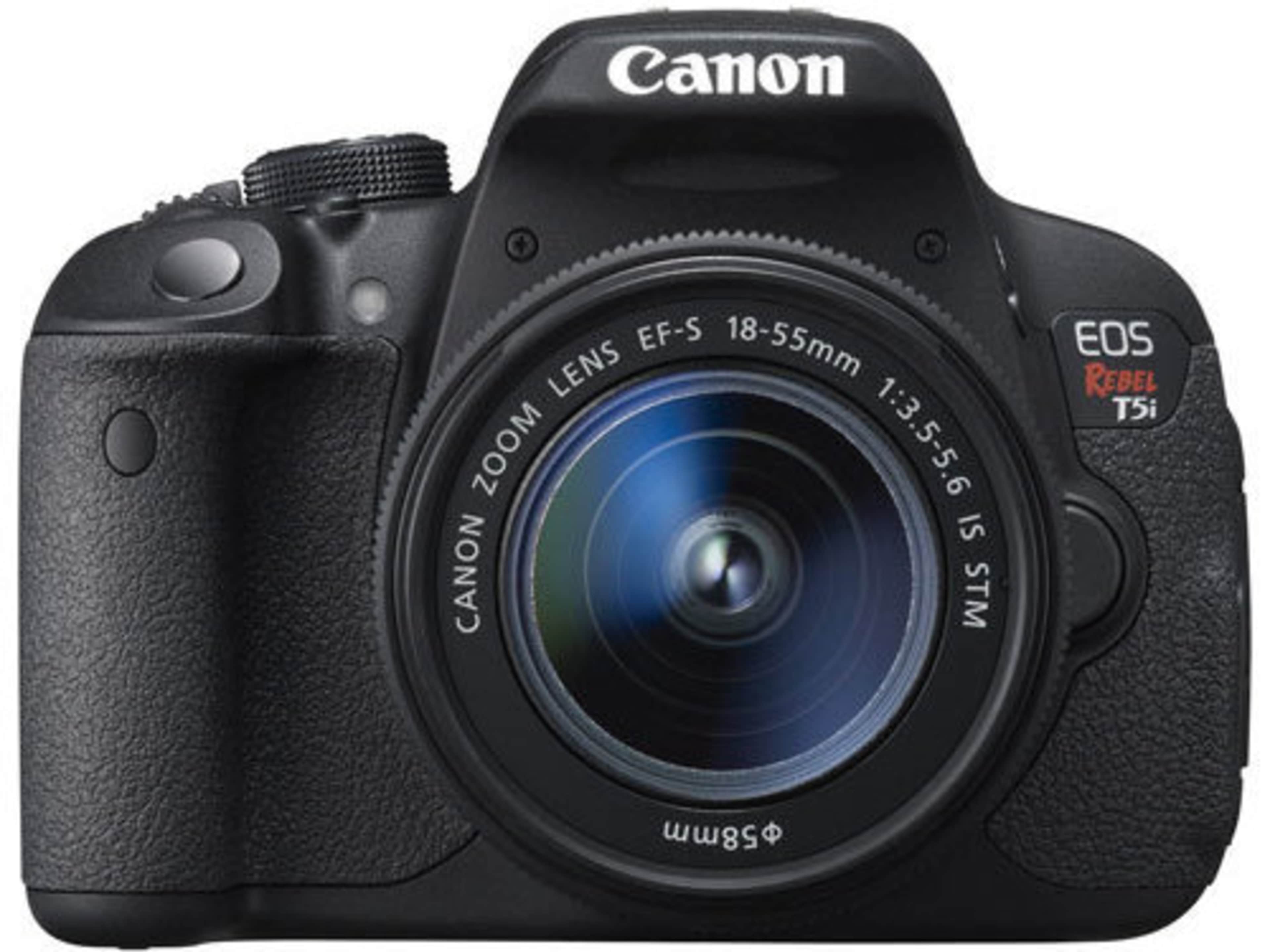 Canon T5i body + 18-55 mm lens