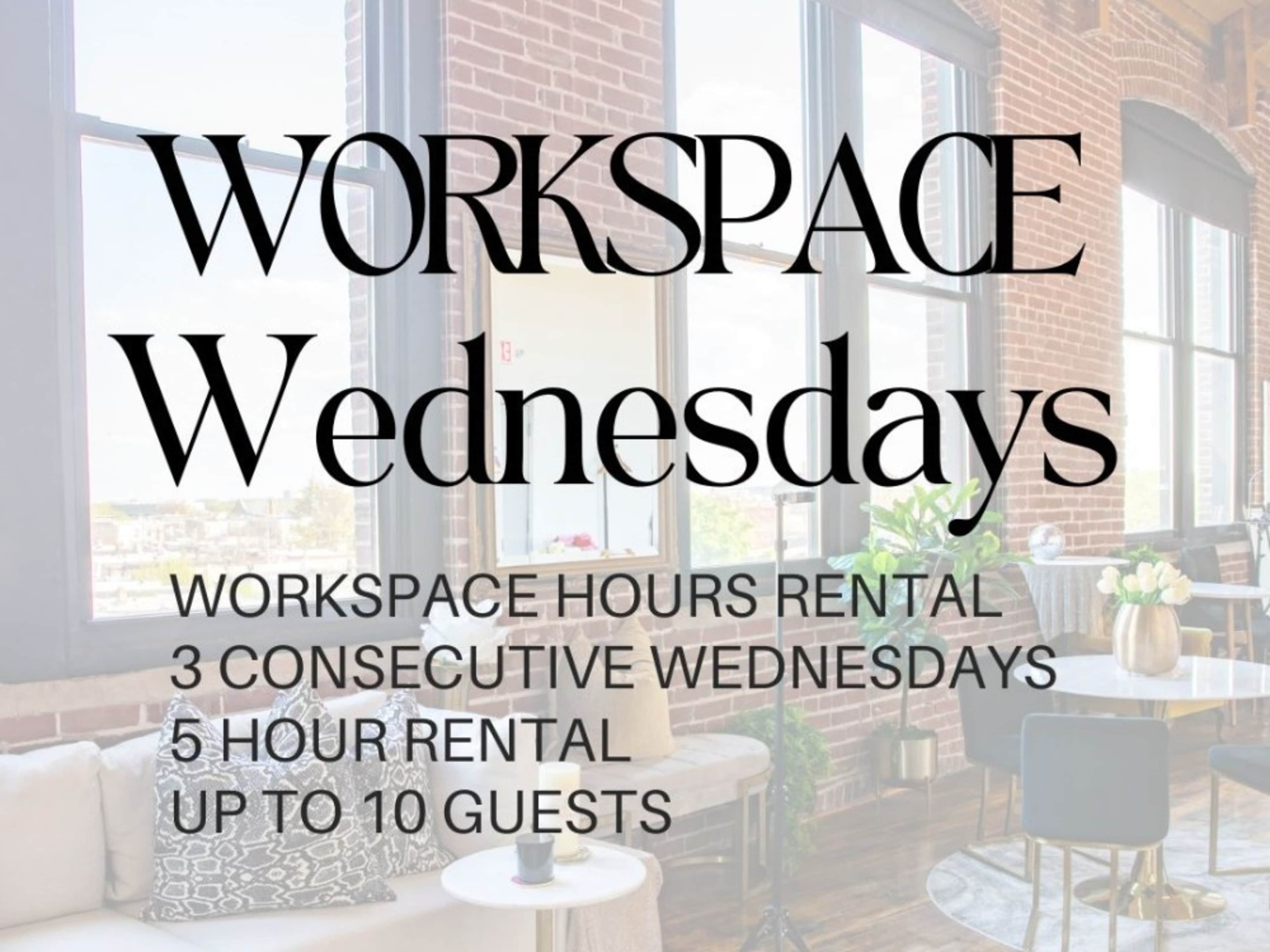 WorkSpace Wednesdays