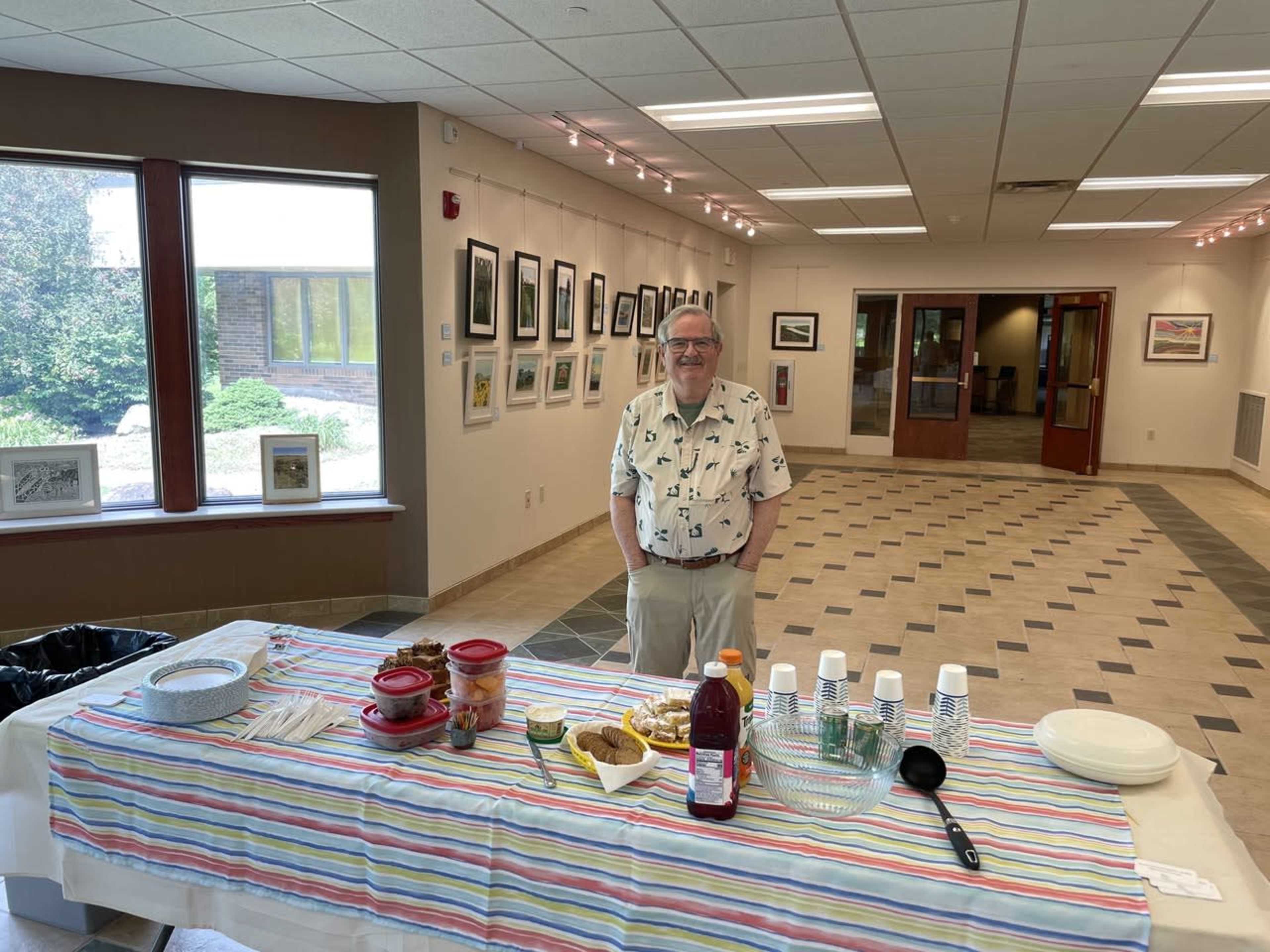 Flexible gallery space with modern ammendities (including caterer's kitchen) featuring local artists in a rural setting overlooking historic woods and farmland. Image in Macon Township, Clinton, MI