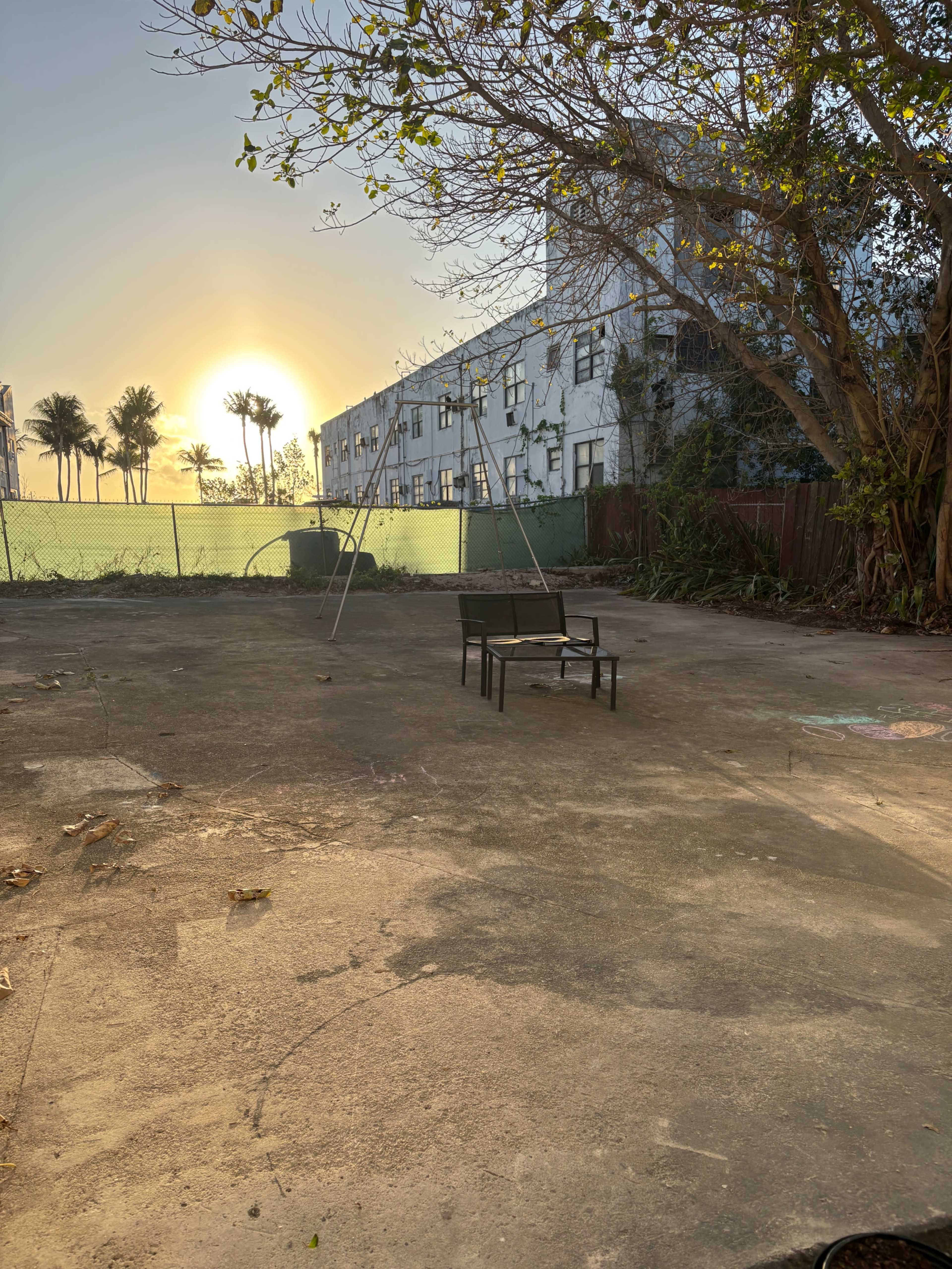 Semi urban beach yoga studio with open party entertainment space Image in North Beach, Miami Beach, FL