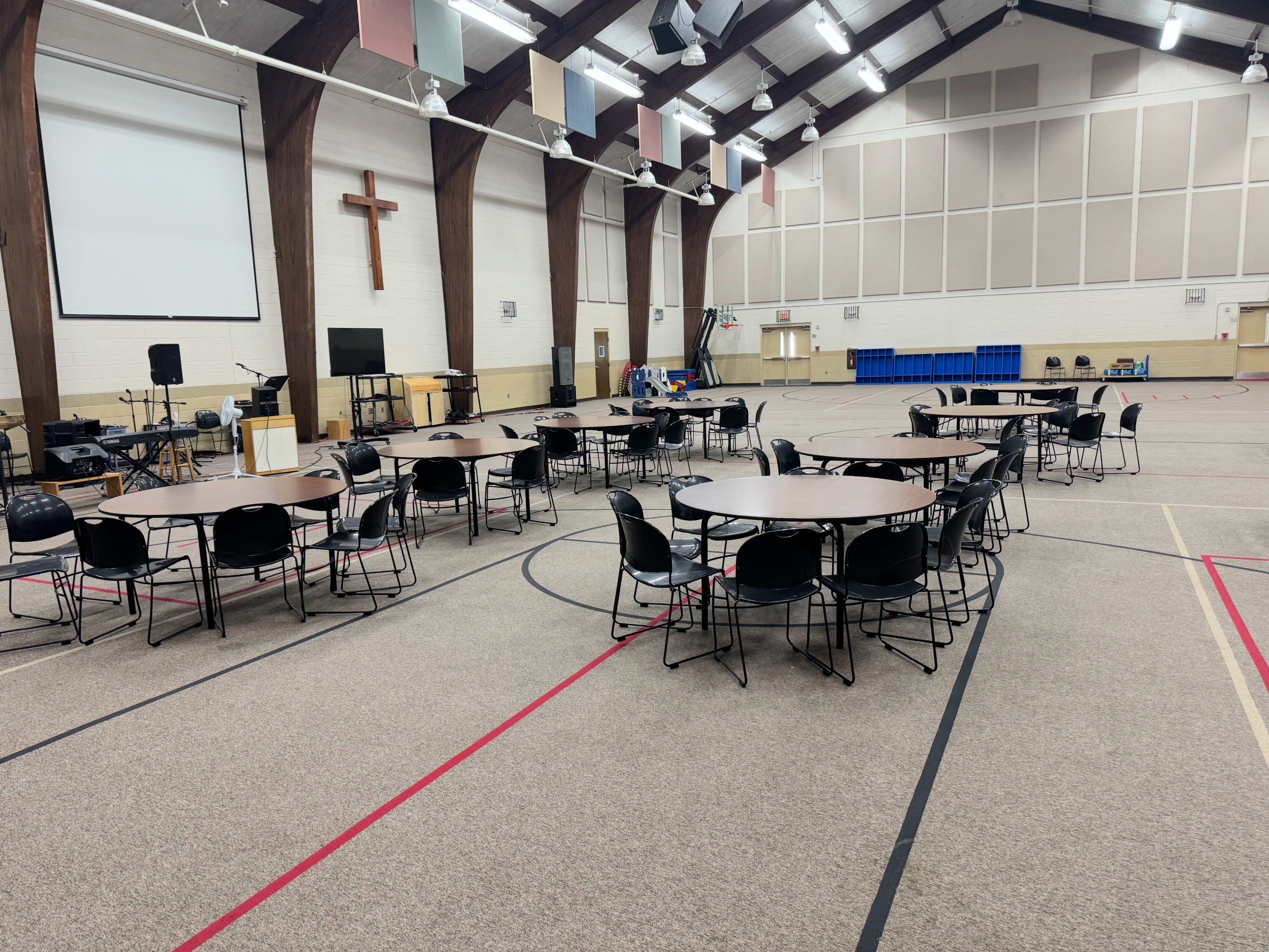 Church Space for Rent -  Basketball Court Image in Cartersville, Cartersville, GA