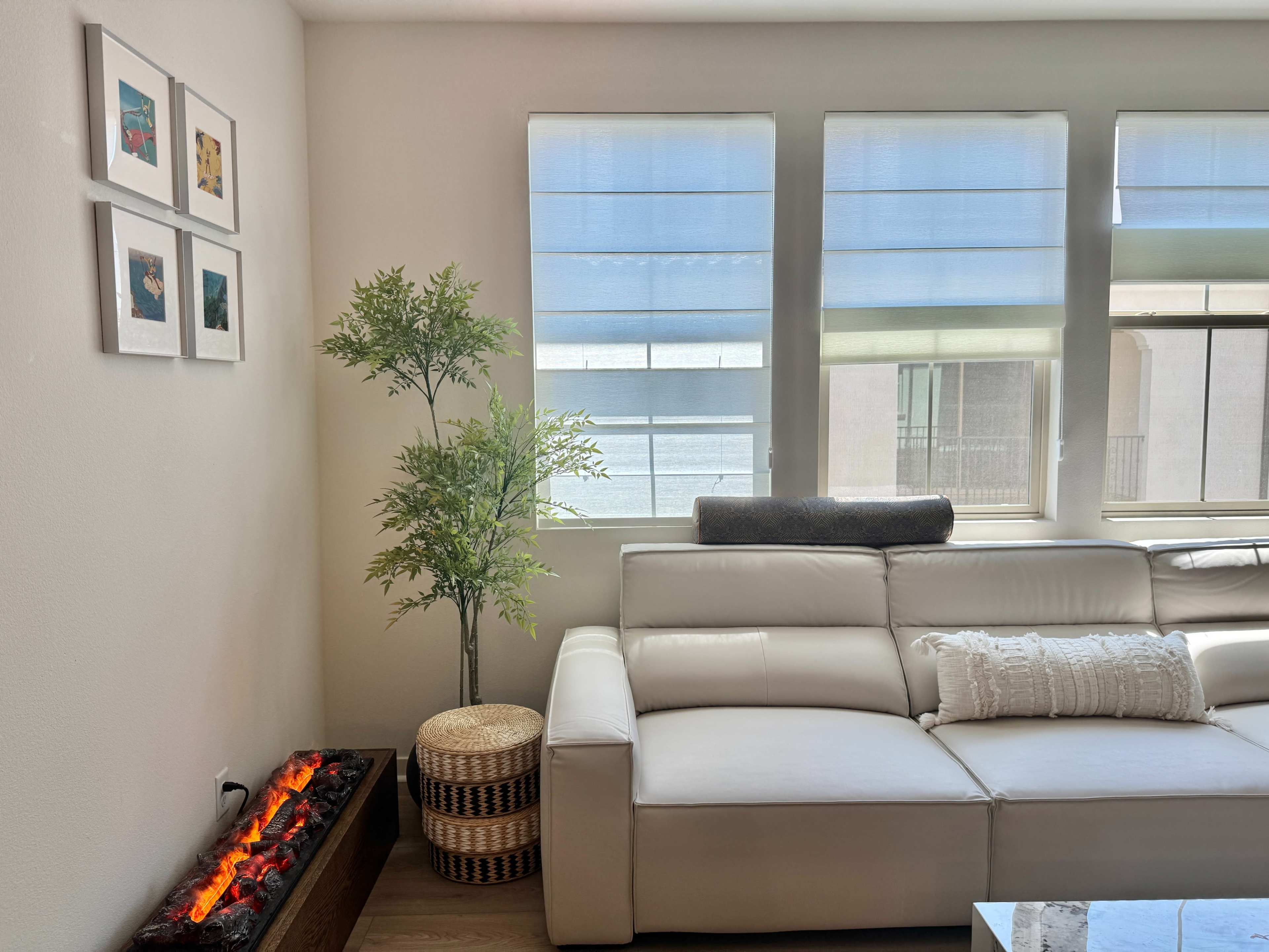 Airy Zen Townhome with Designer Furniture & Art Wall Image in El Monte, El Monte, CA