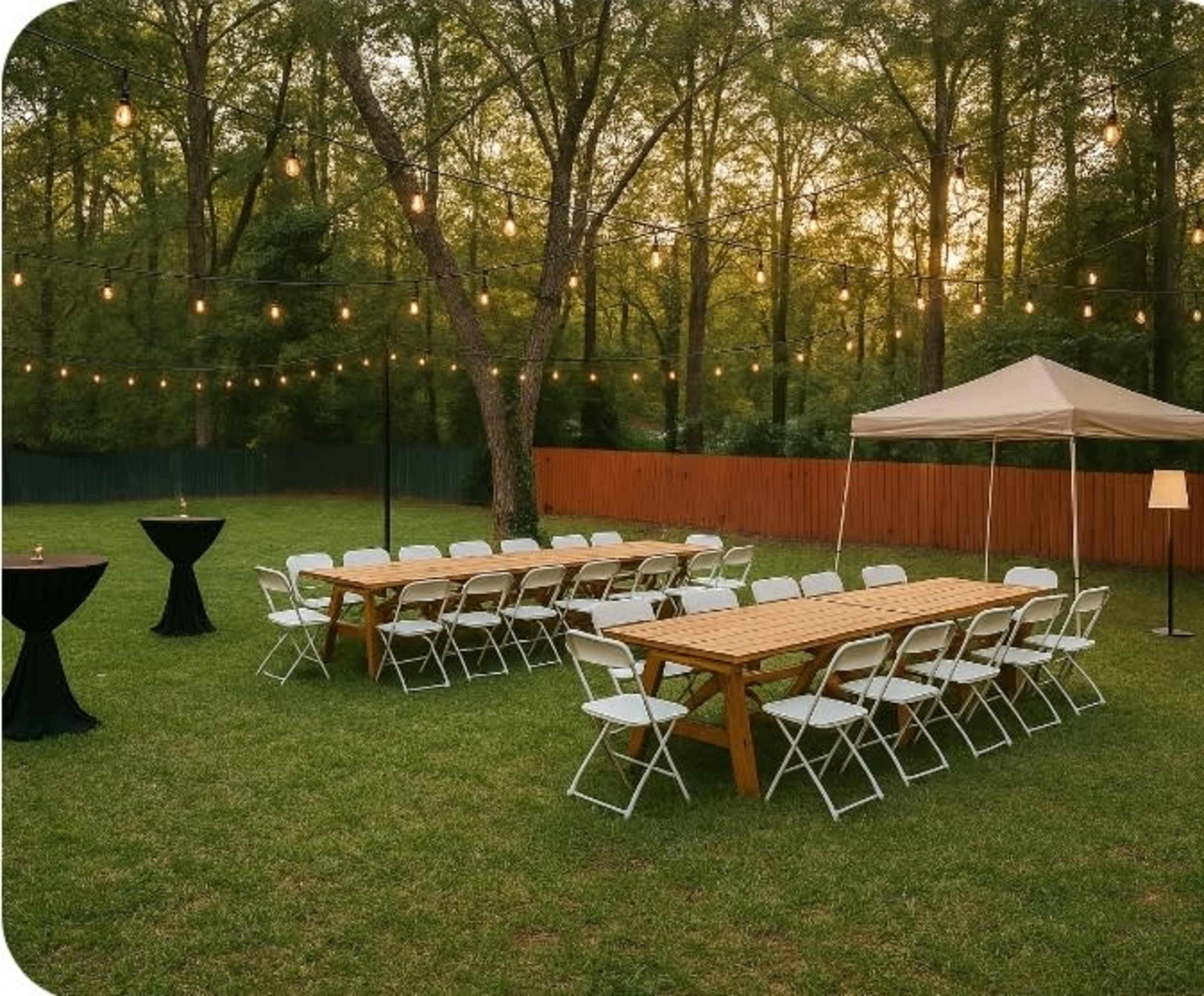 Private Outdoor Event Yard in College Park Image in College Park, College Park, GA