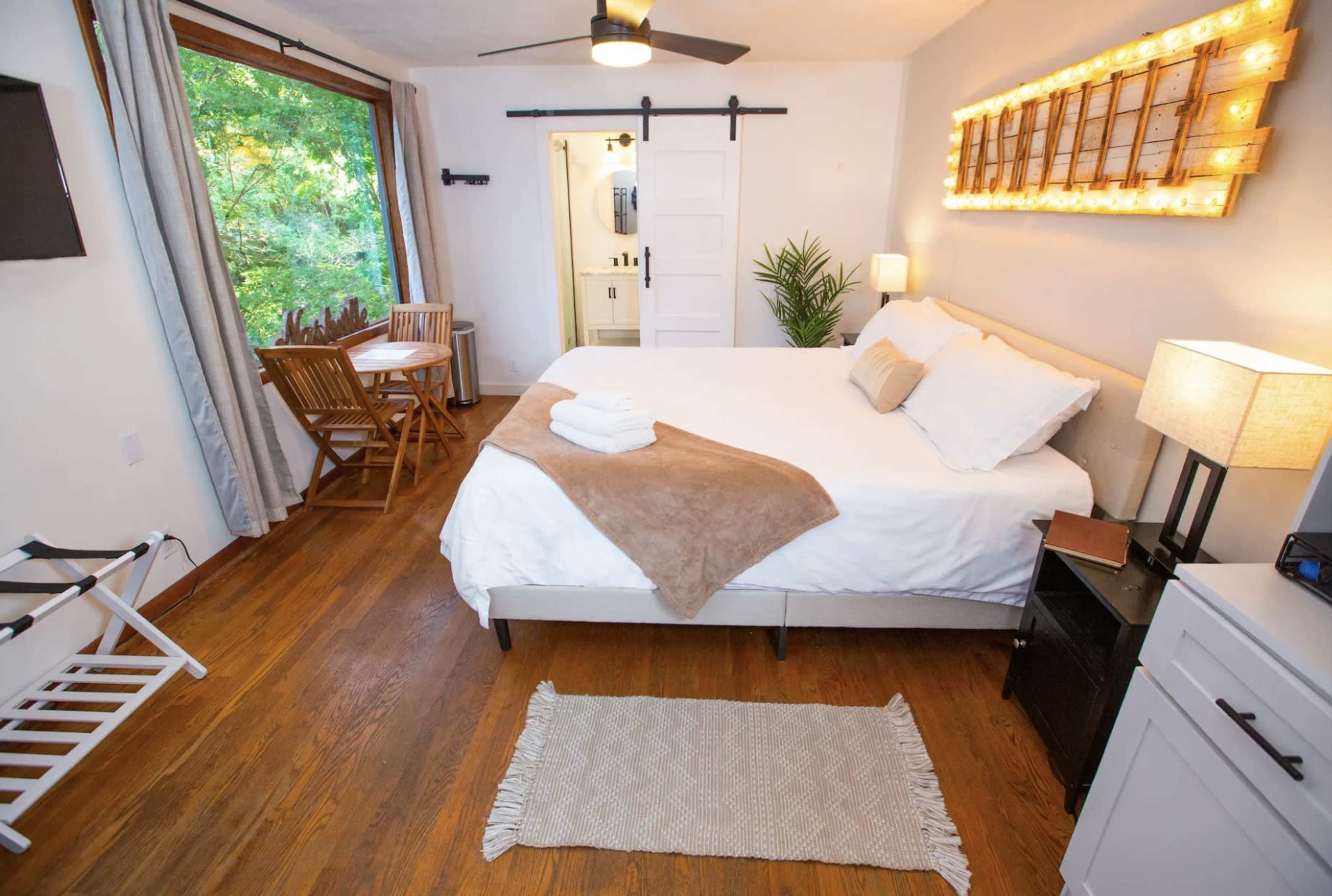 Large, private yard with private suite and deck 10 minutes from downtown Nasvhille Image in Glencliff, Nashville, TN