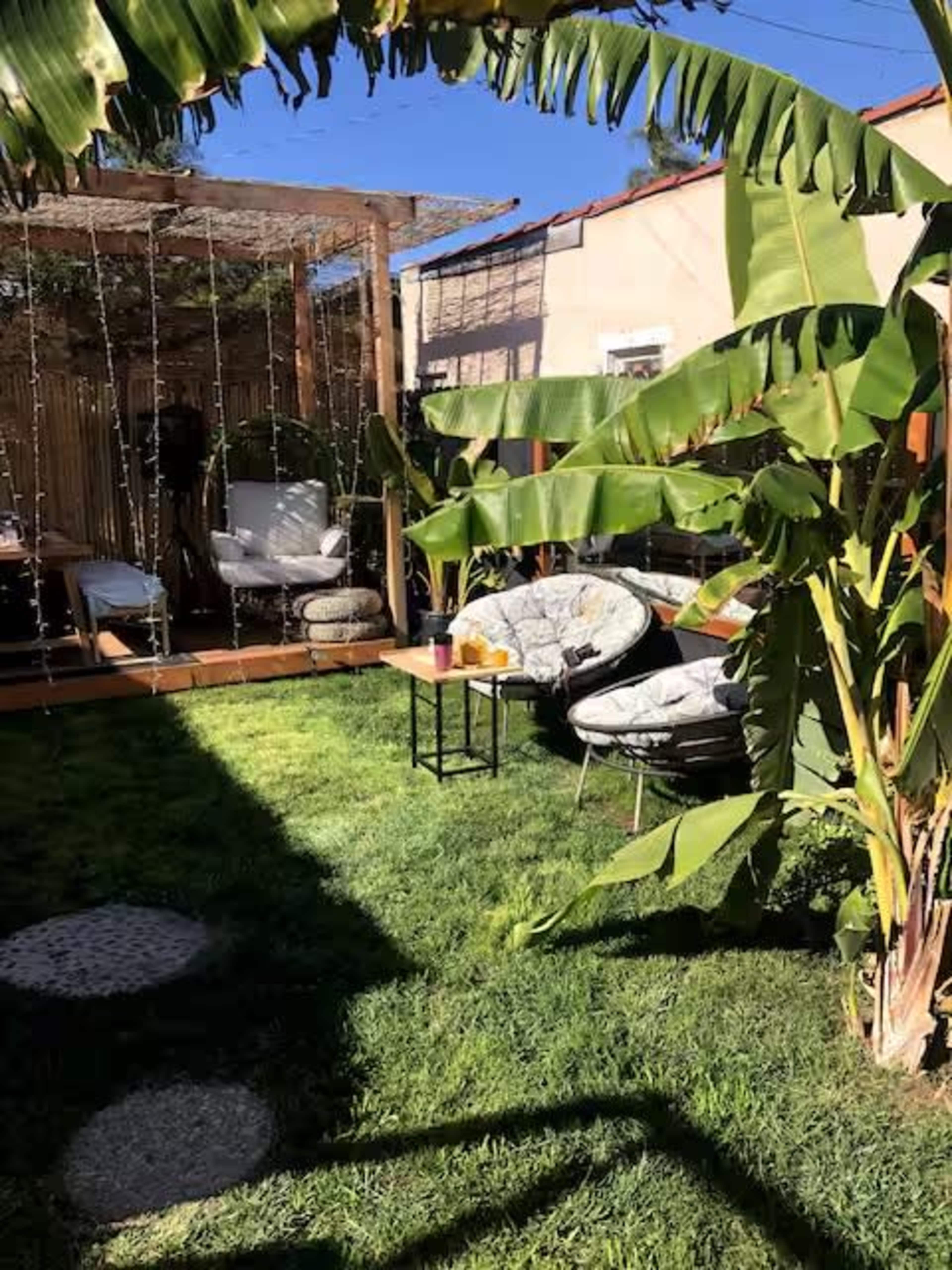 Tropical Backyard Garden & Colorful Courtyard - in the Heart of LA Image in Hyde Park, Los Angeles, CA