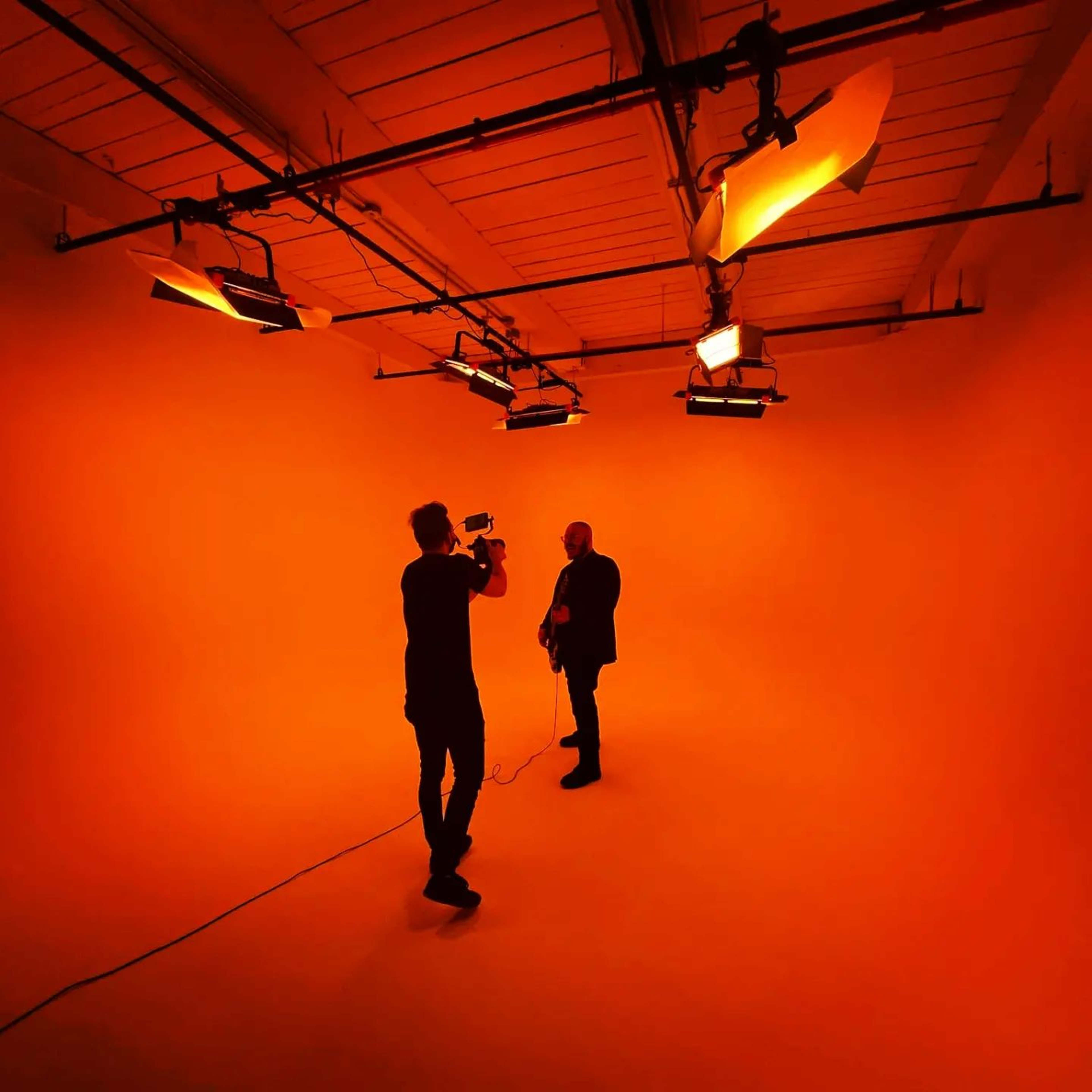 Dance music video shoot