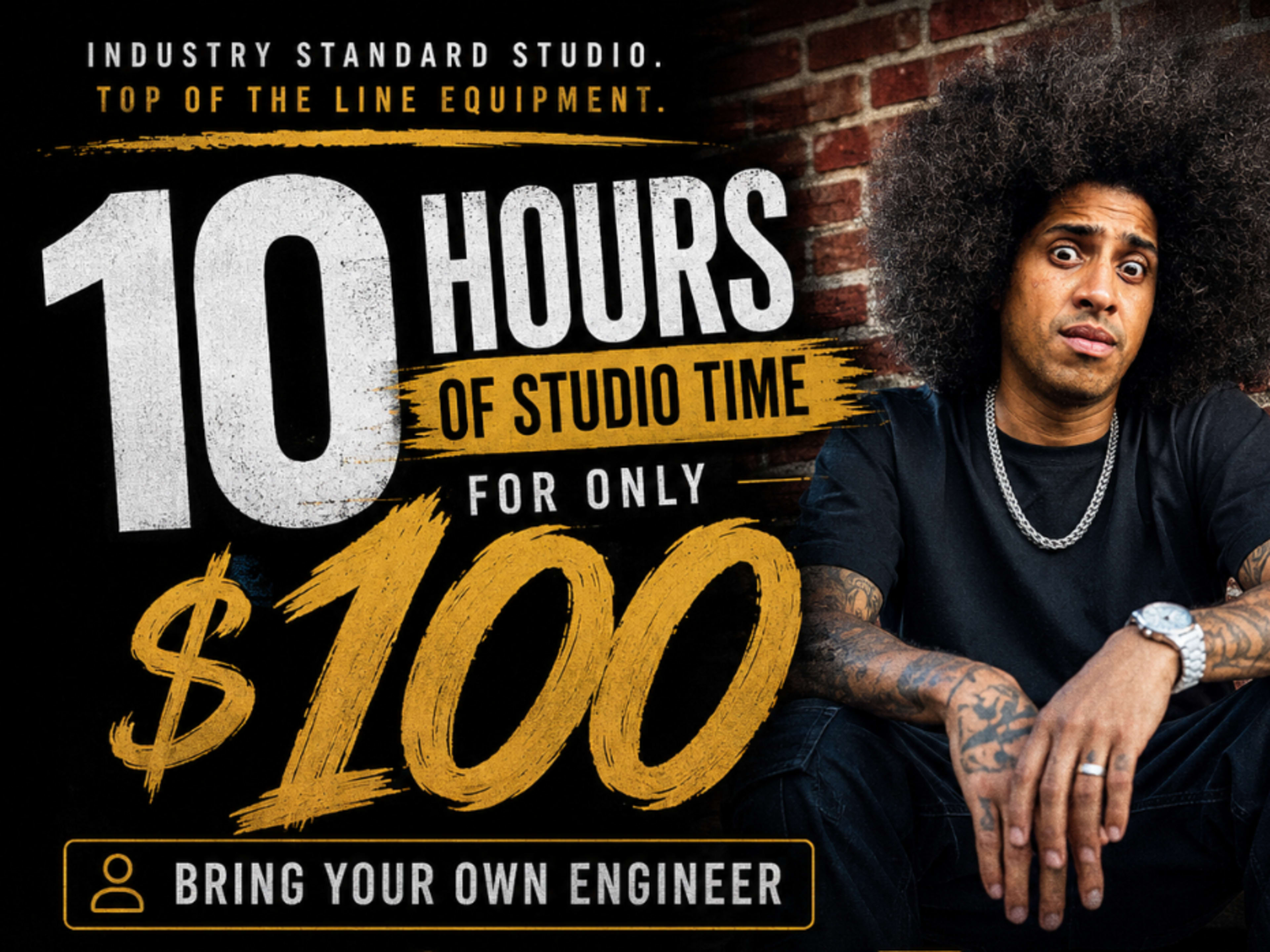 10 hour Studio Time block 