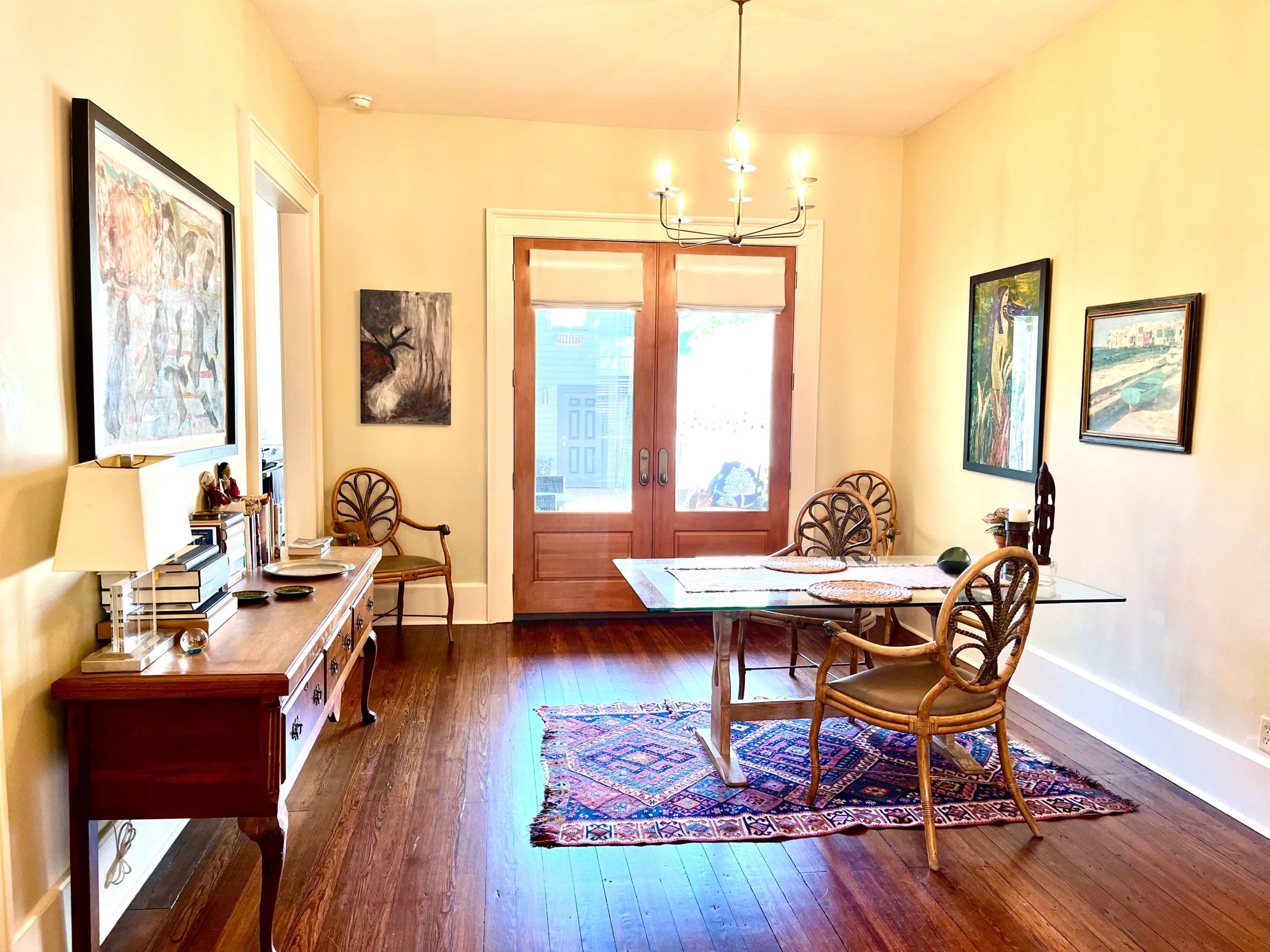 Downtown Salon Loft w Private  Brick Courtyard, Two open Porches and Garage Image in Victorian District - West, Savannah, GA