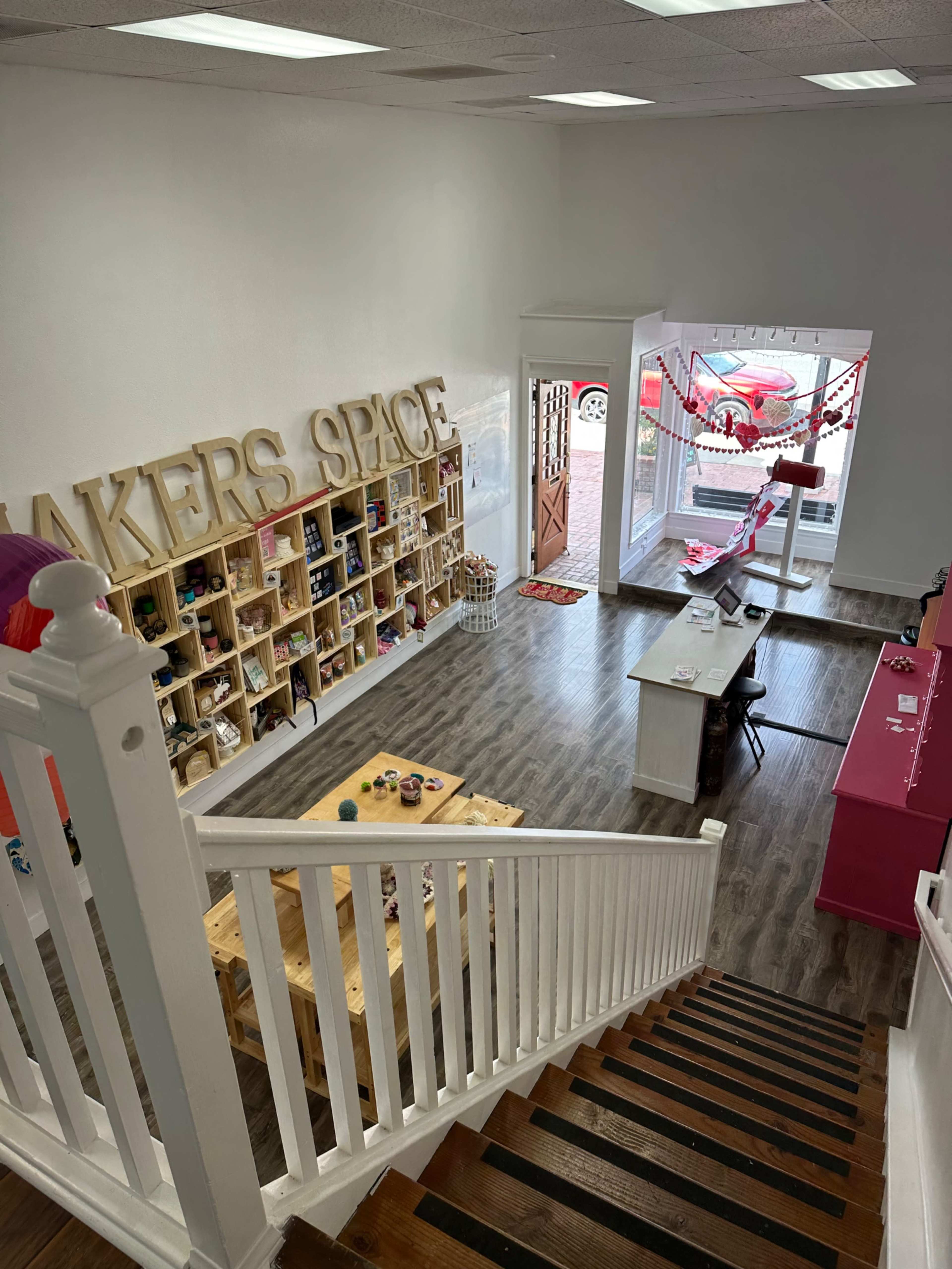 Arts and crafts workshop, loft space. Image in Newhall, Newhall, CA