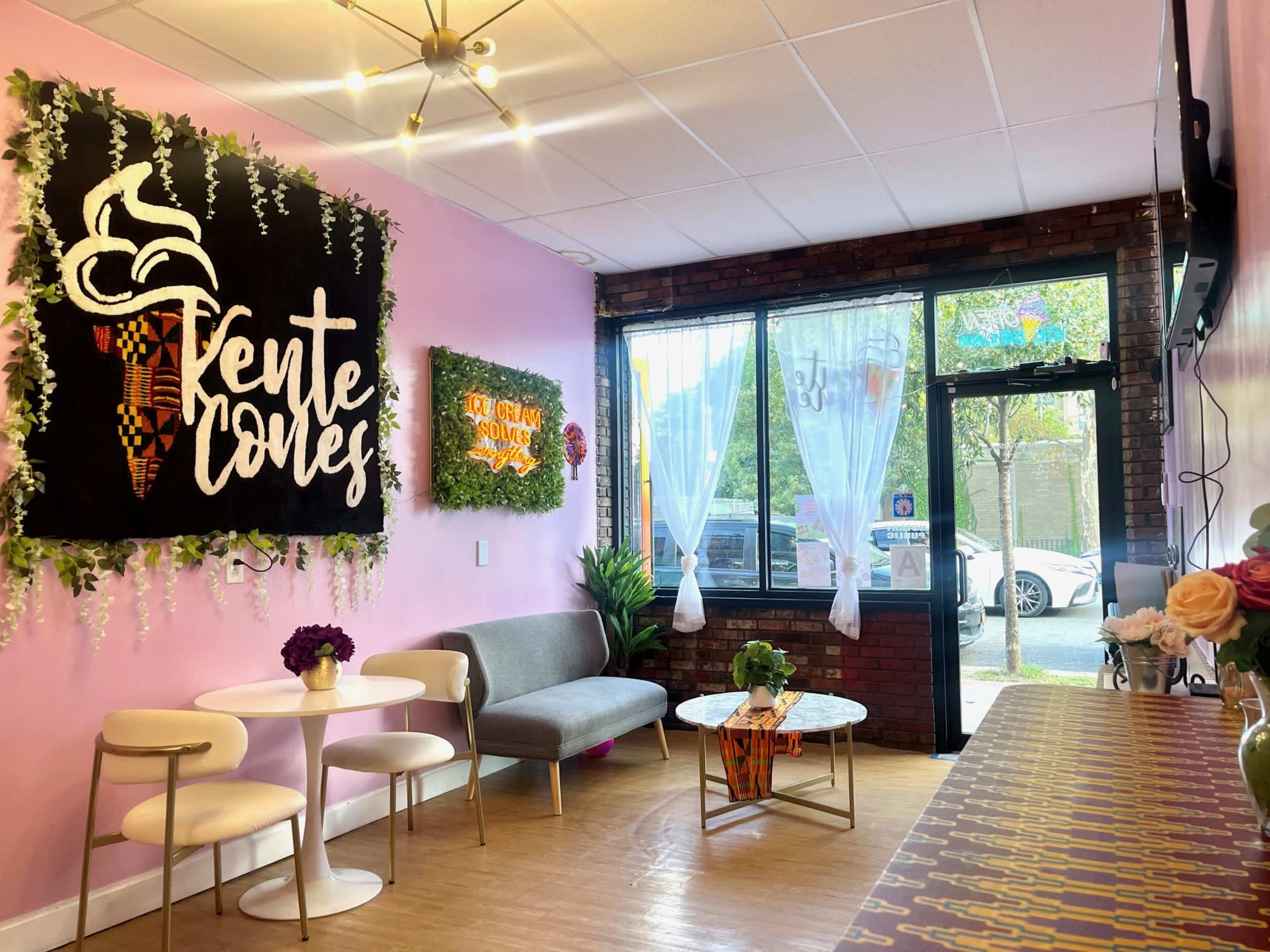 Cozy Stylish Ice Cream Shop Image in East New York, Brooklyn, NY