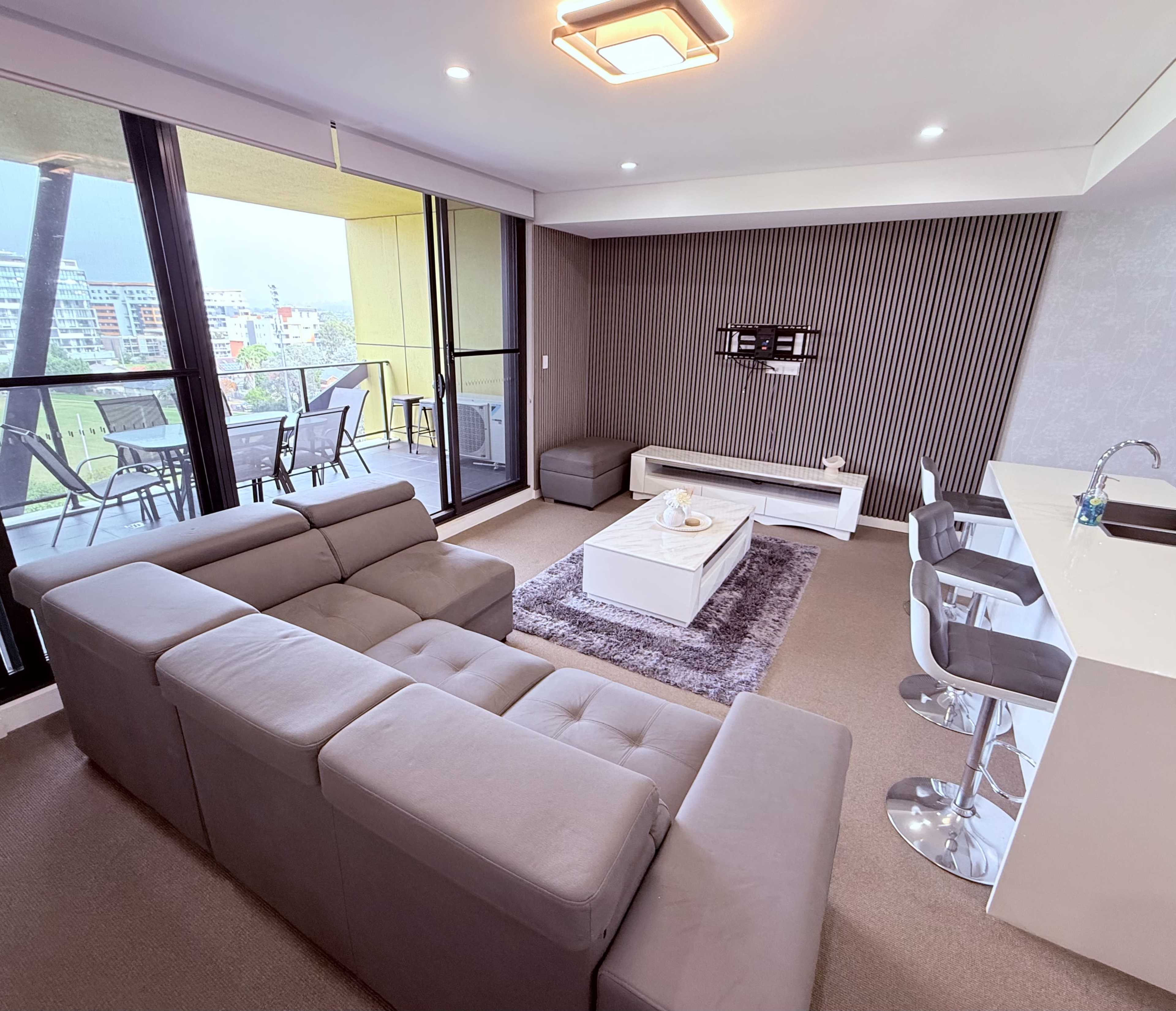 Light-Filled Contemporary Apartment with Balcony Image in Campbelltown, Campbelltown, NSW