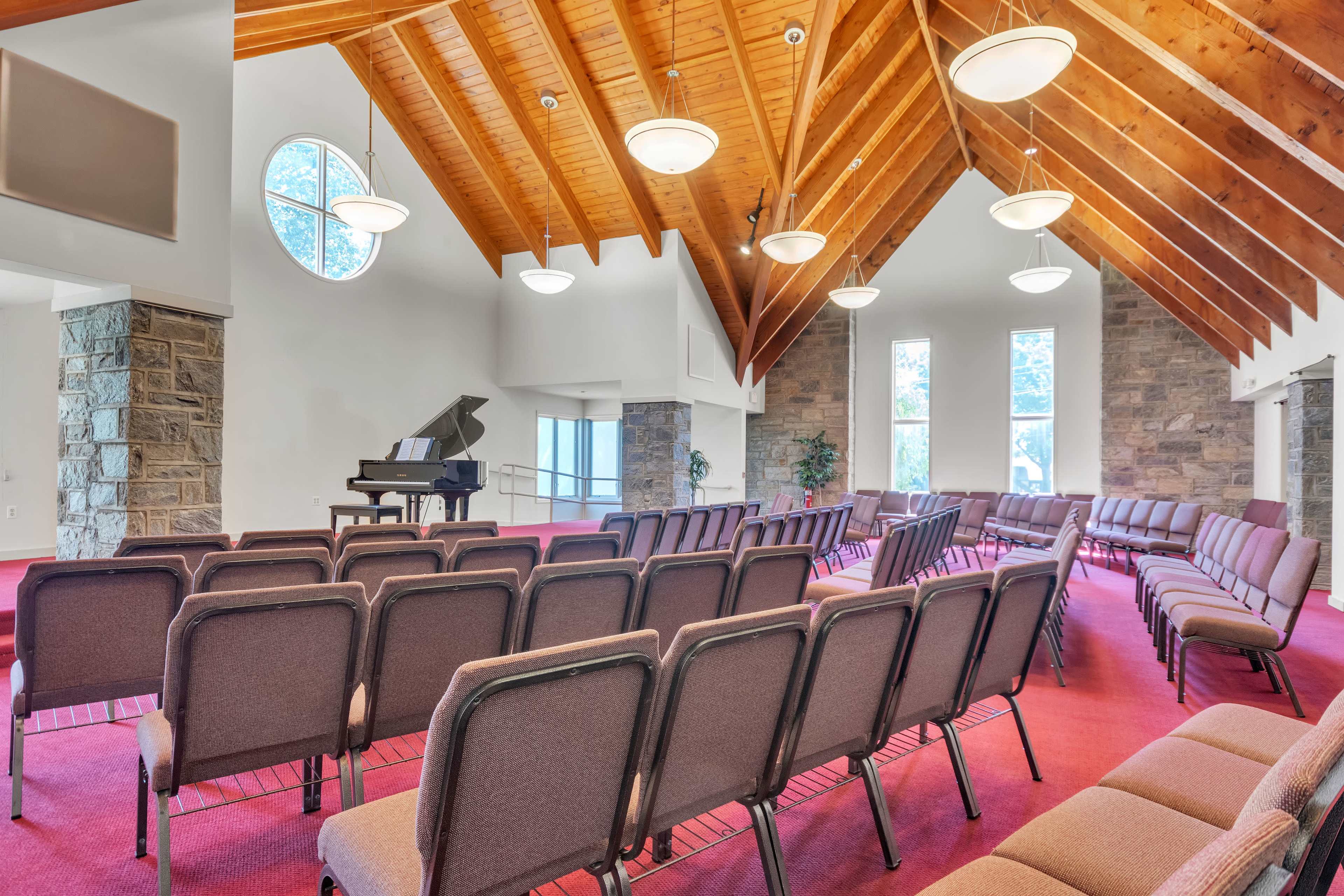 Beautiful High Ceilings Performance Hall Image in Marple Township, Broomall, PA