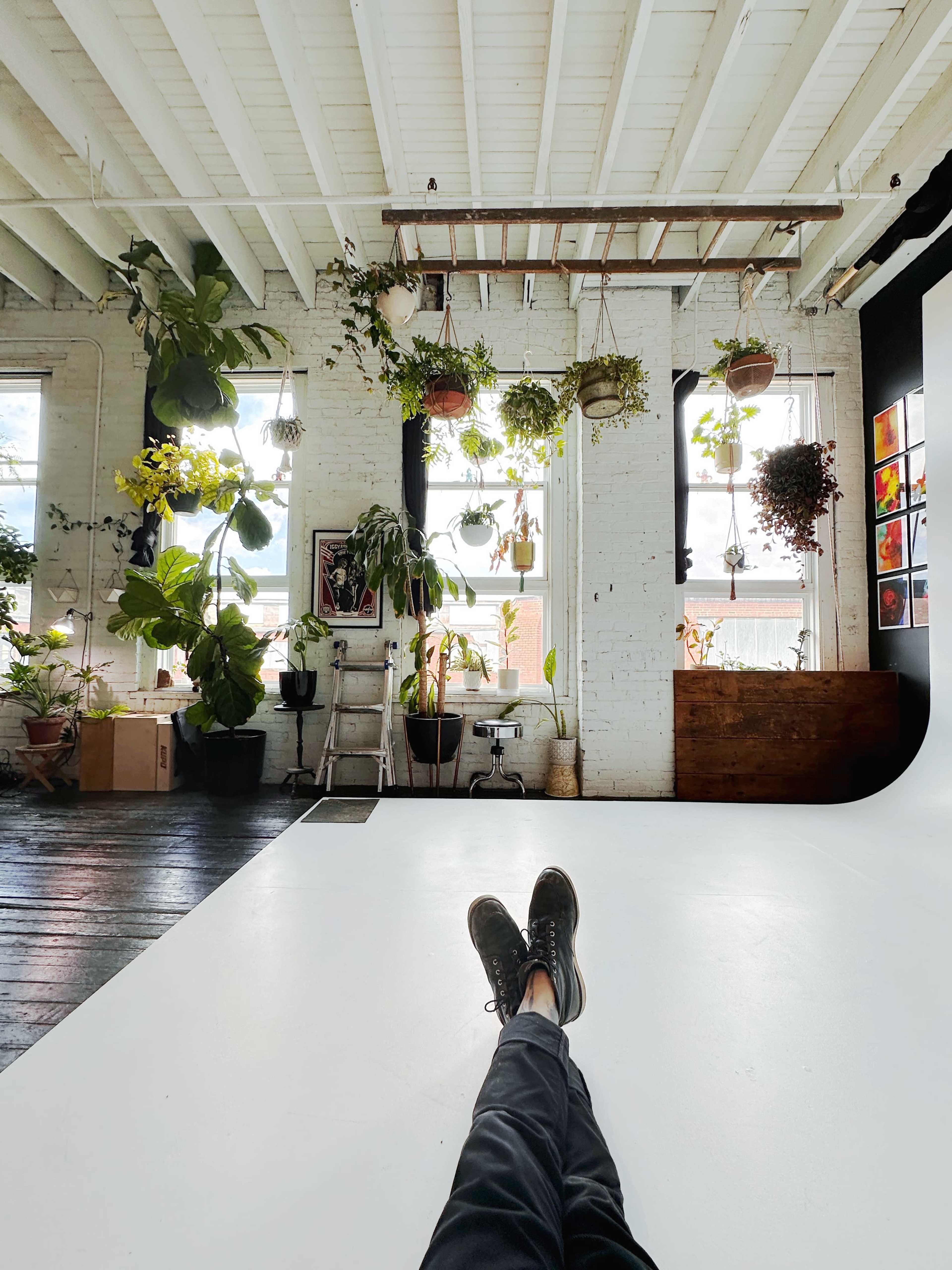 Urban, Plant-Filled Photo Studio in Converted Loft, Just South of Downtown Image in South Columbus, Columbus, OH