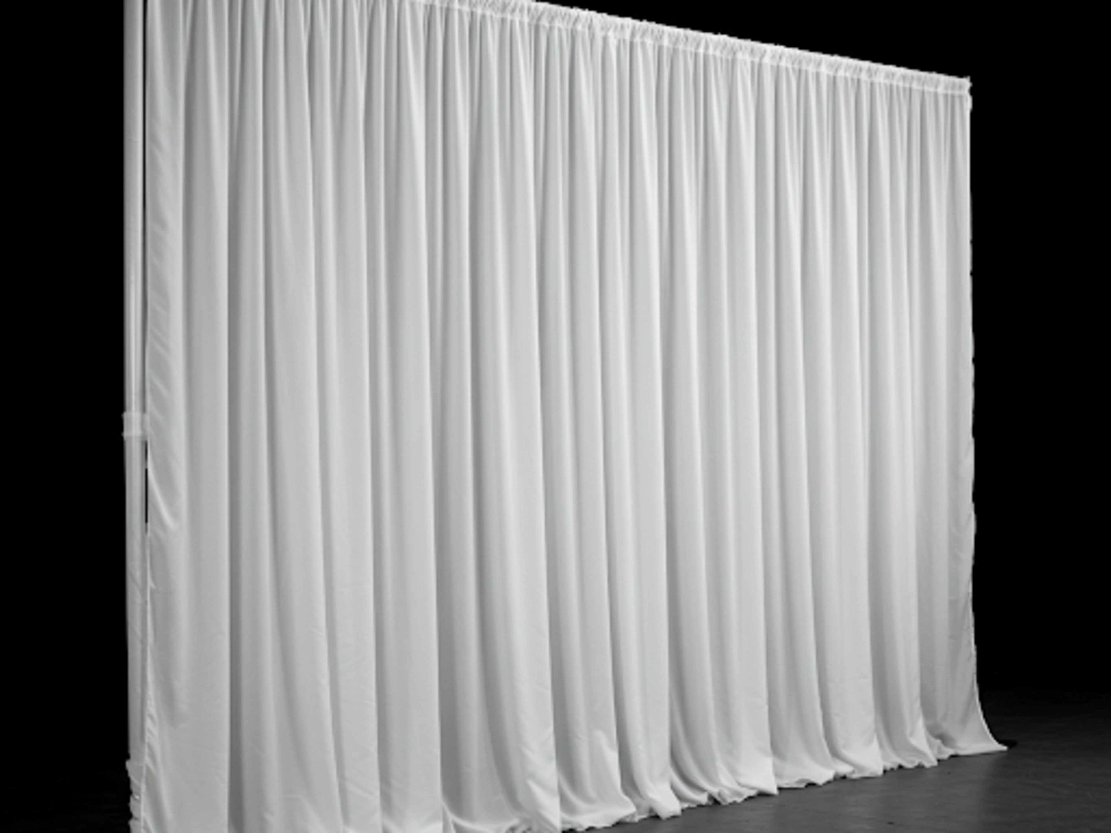 10x10 feet Pipe and Drape ( Cool White)