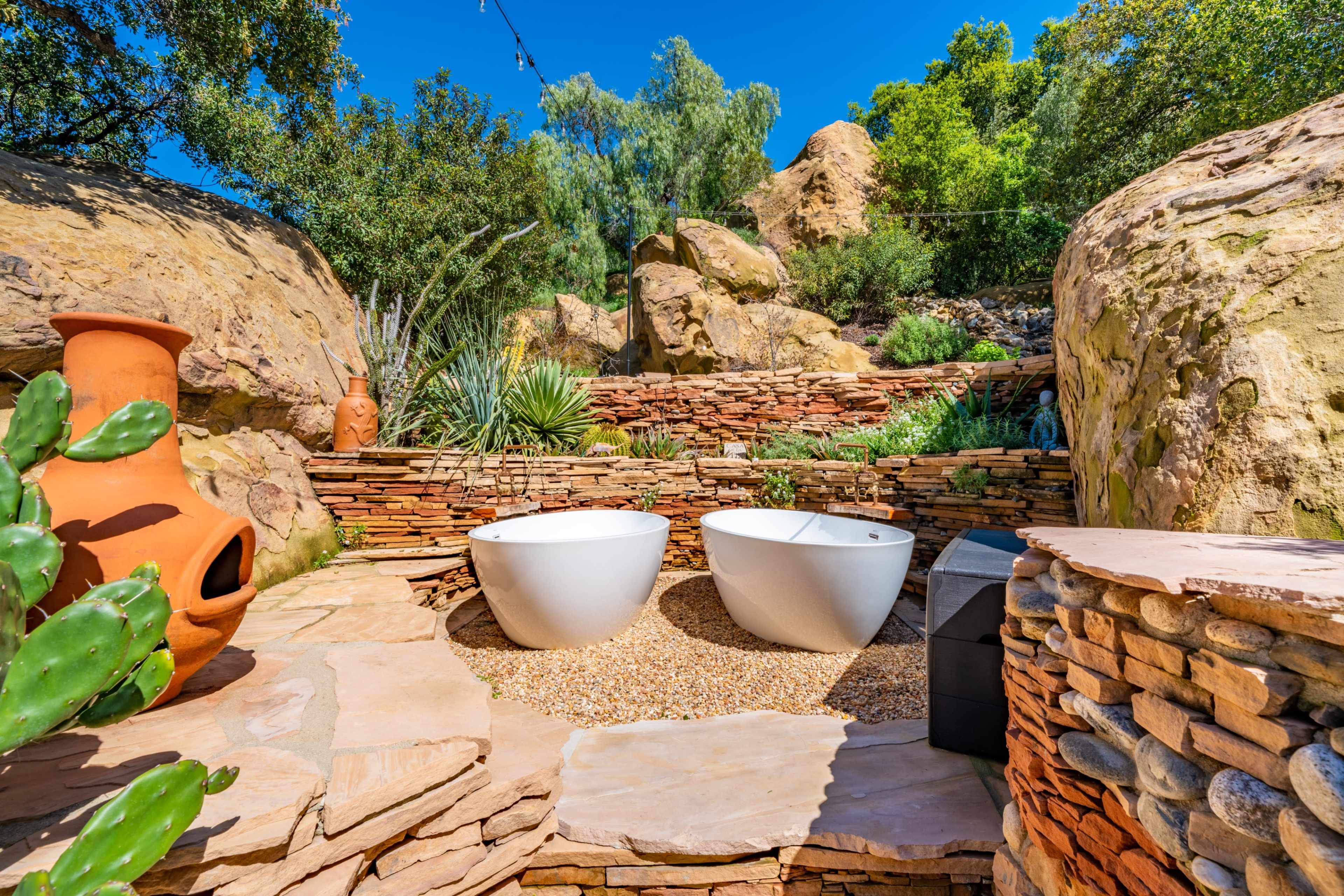 1930s Whimsical Rock House with Canyon Views on 1/2 Acre Image in , Canoga Park, CA