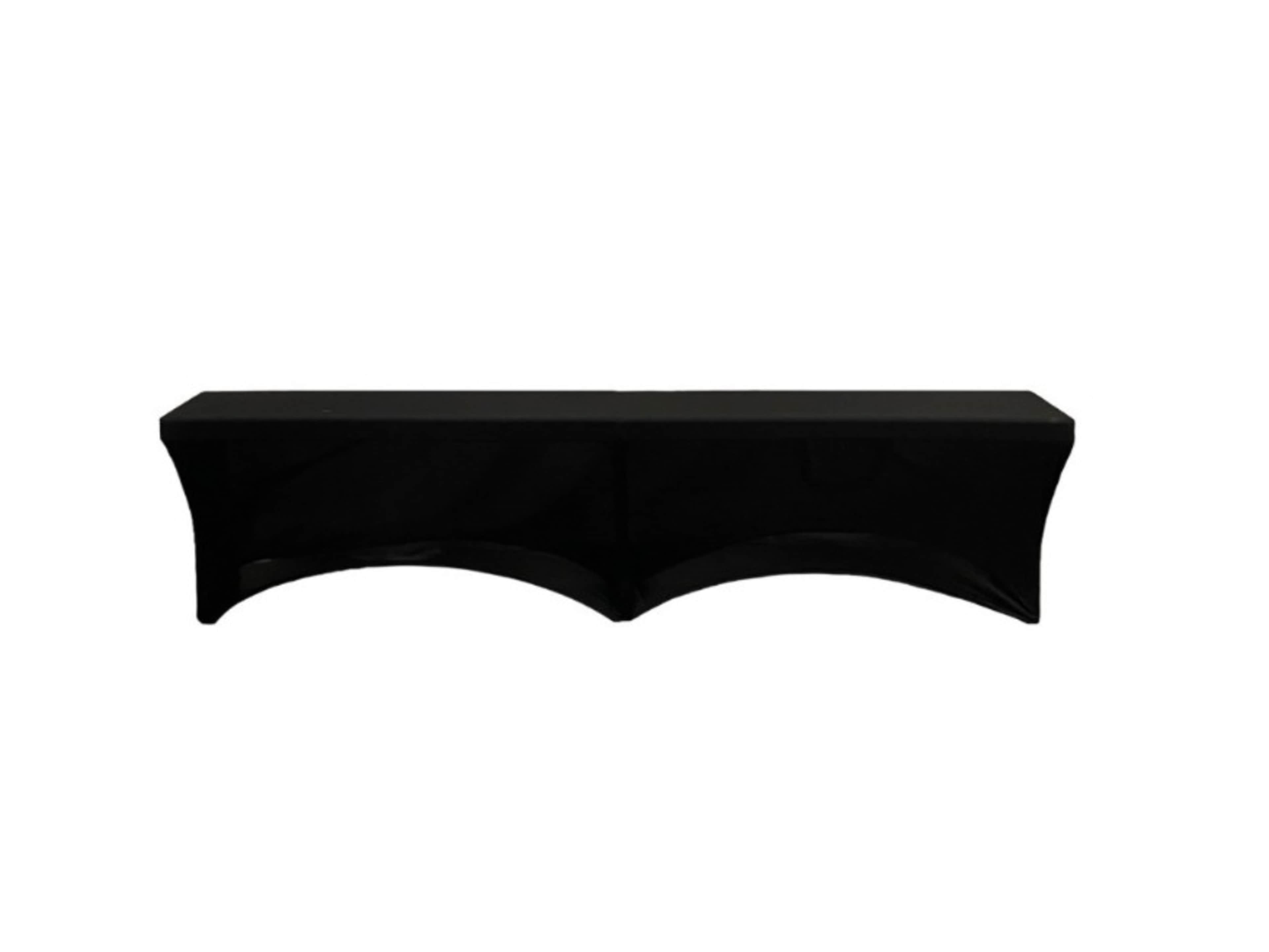 6 ft bench with black bench cover