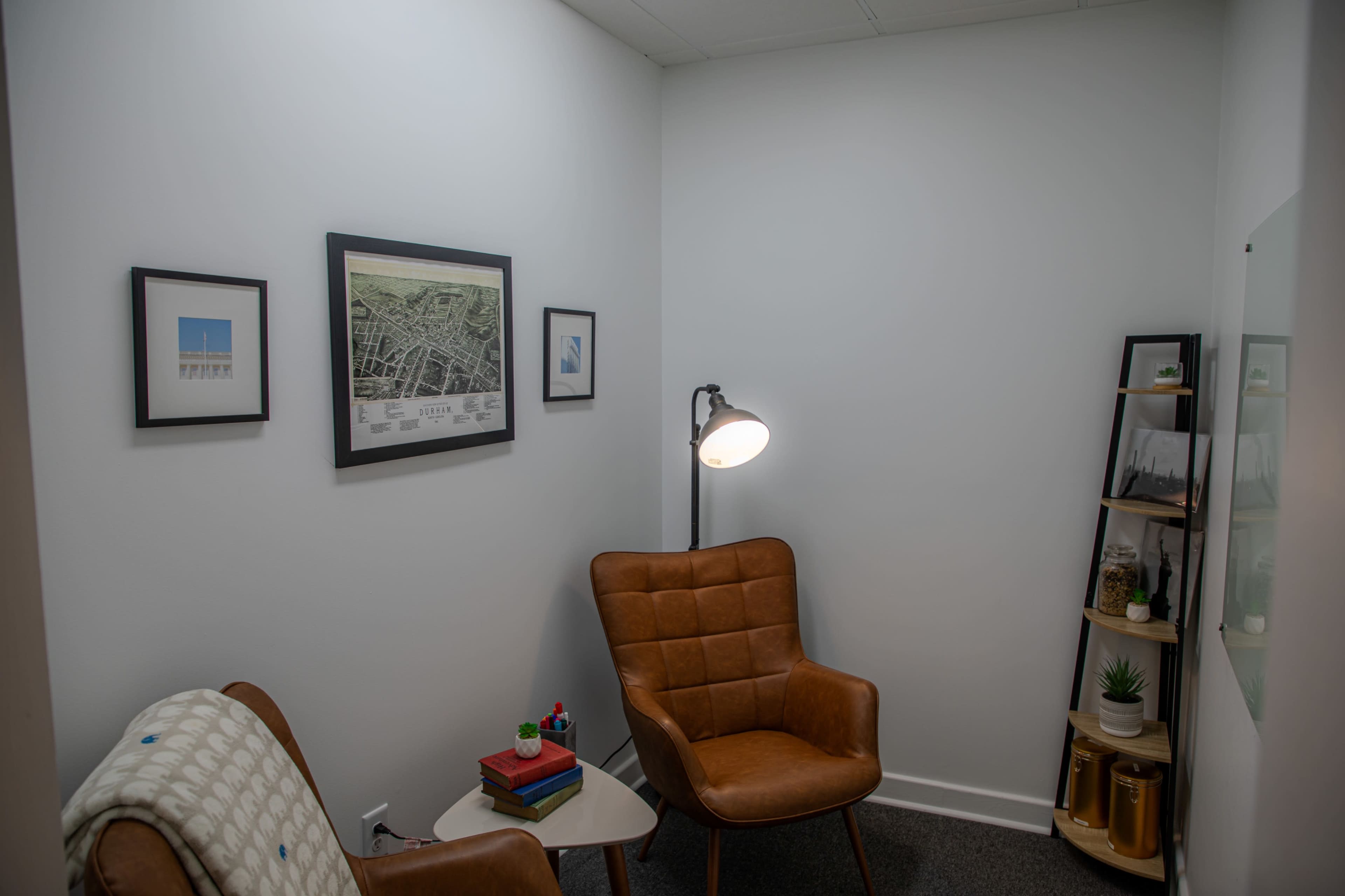 Cozy Downtown Durham Meeting Room in Historic Brick Building with Modern Flair Image in Downtown, Durham, NC