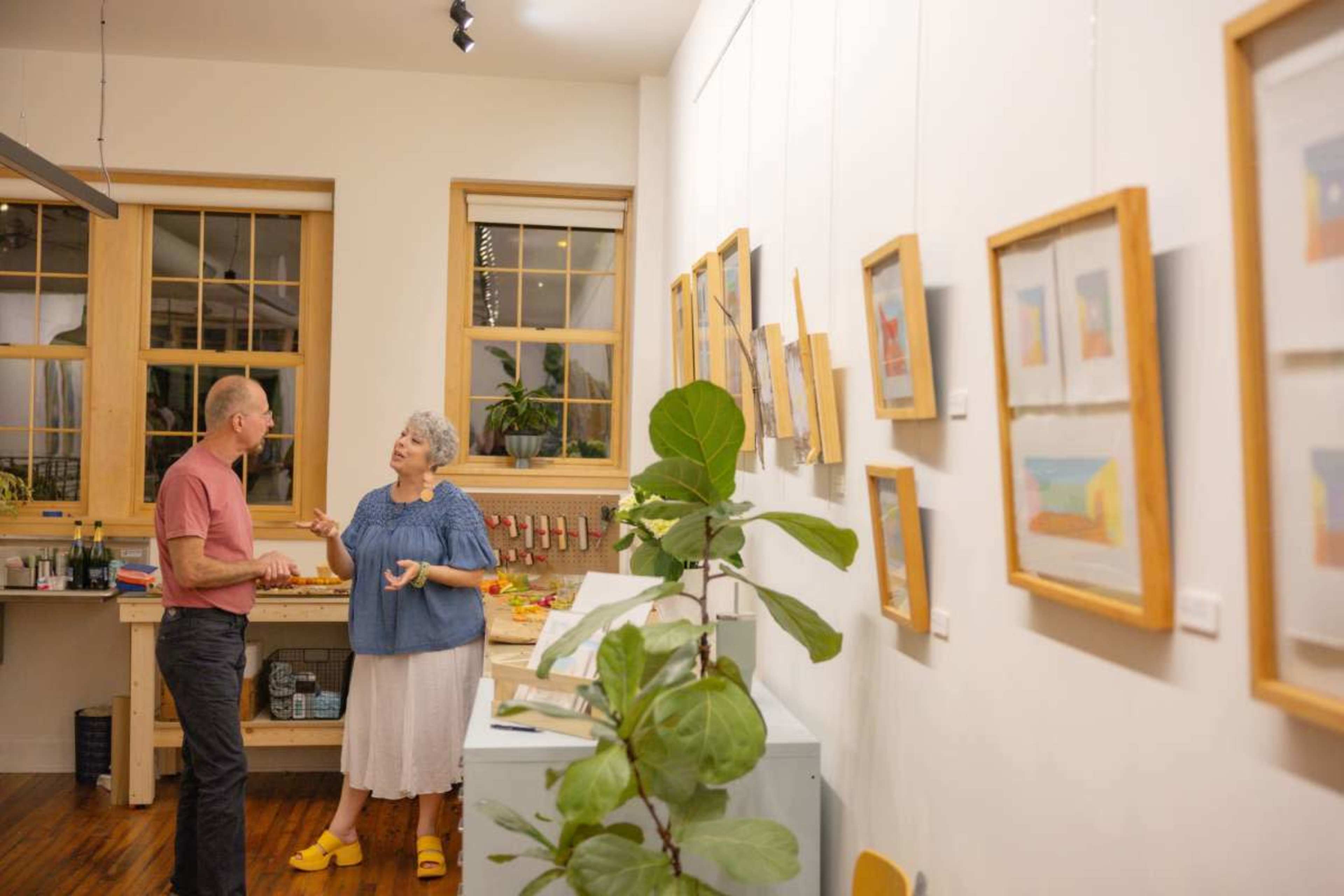 Downtown Gallery Industrial light filled minimalist space Image in Downtown, Asheville, NC