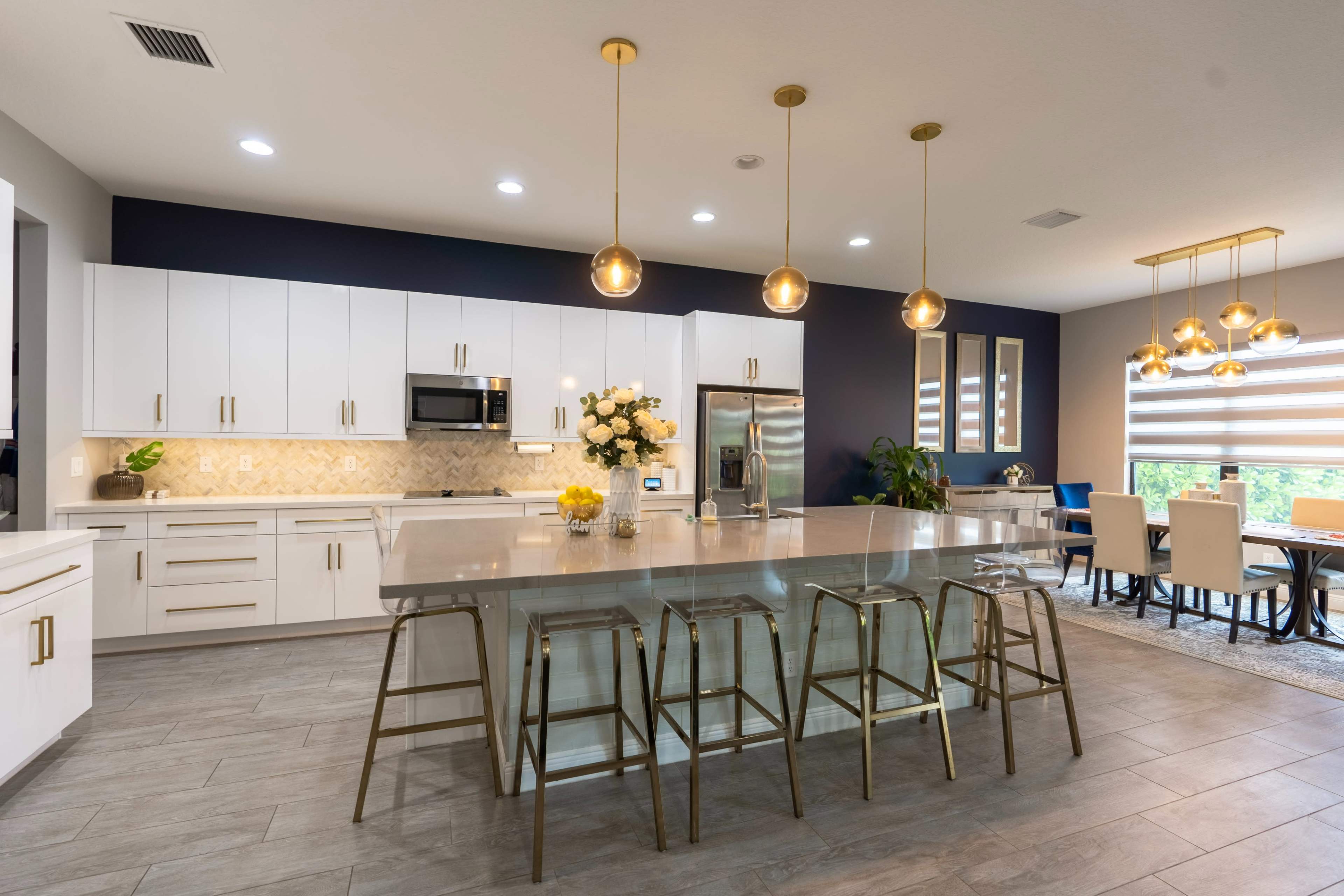 Modern State of the art designer gourmet kitchen Image in Village Green, Coral Springs, FL