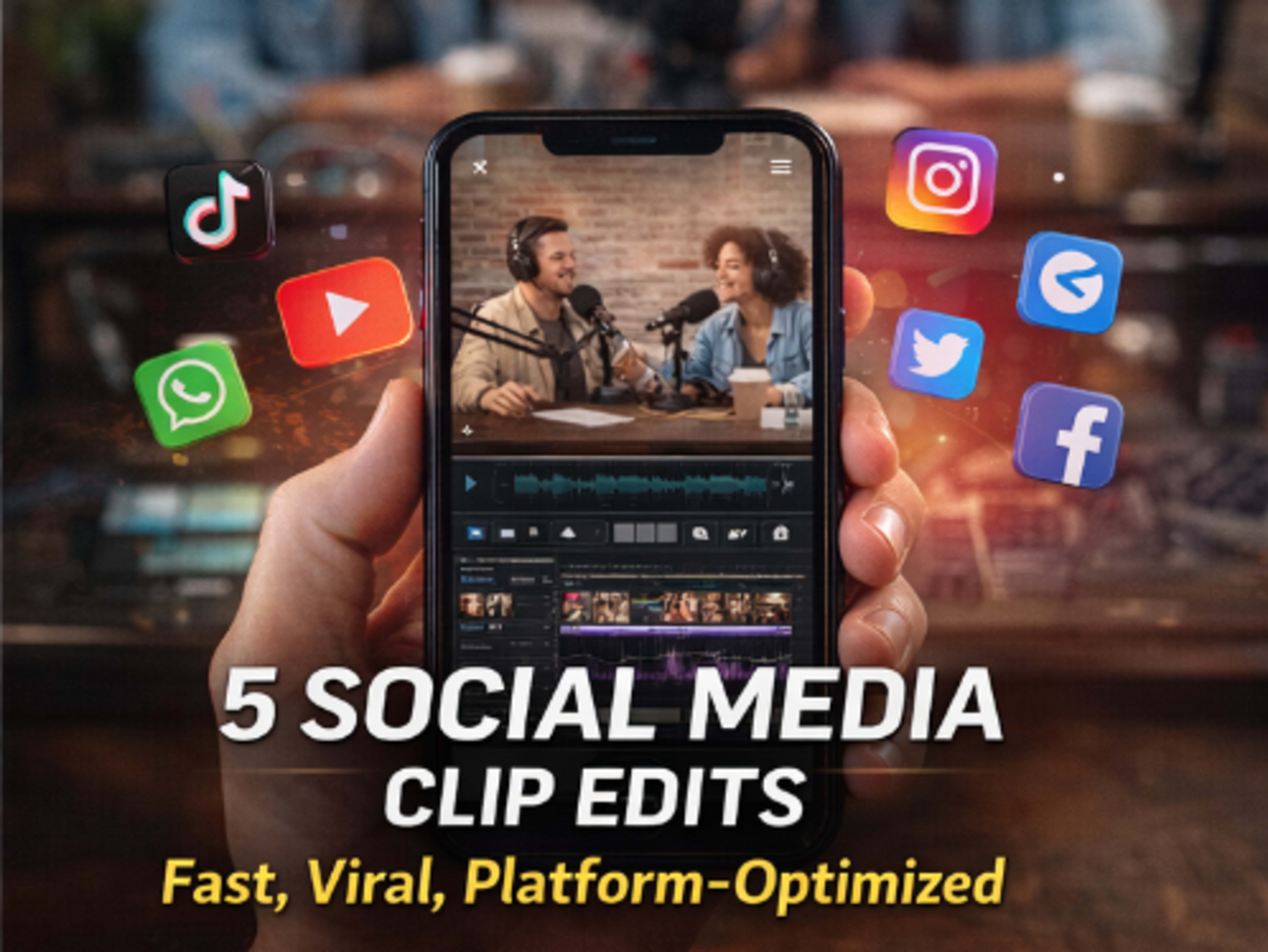 📱 5 Social Media Clip Edits