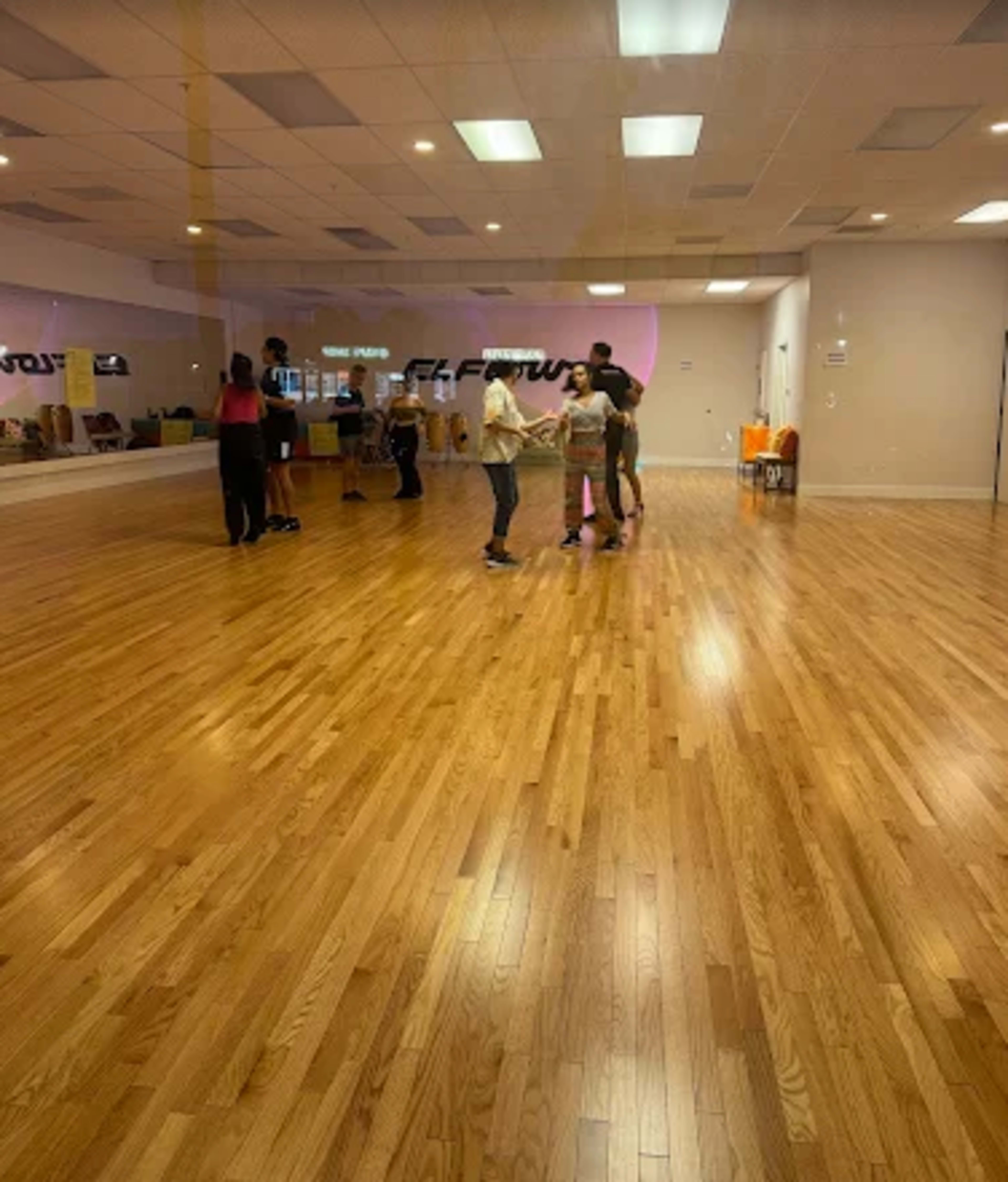 3,600 SFT Dance Studio with 2 rooms of hardwood sprung dance floors. Image in Miramar, San Diego, CA