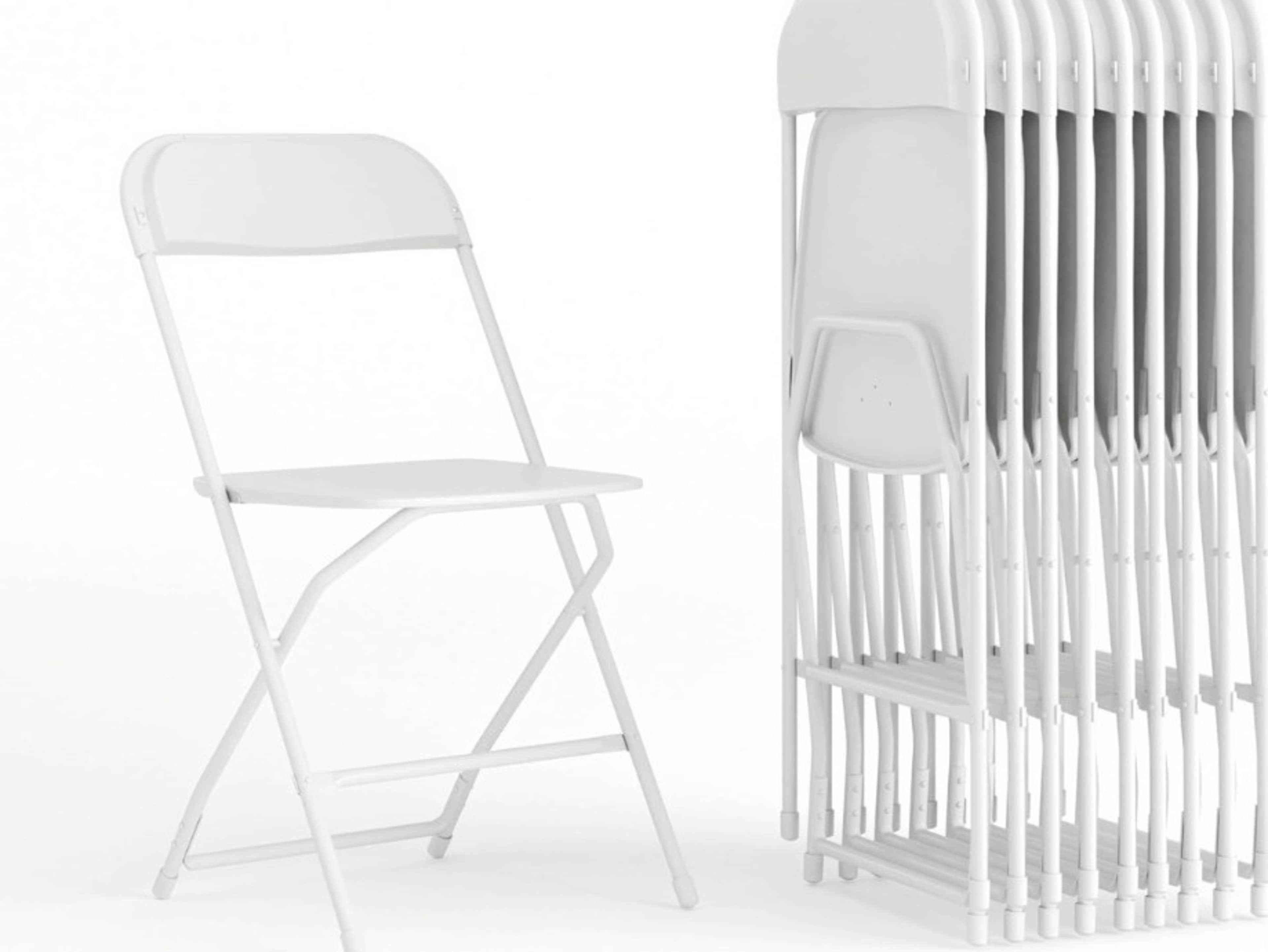 White Plastic Folding Chair (20 Max Quantity)