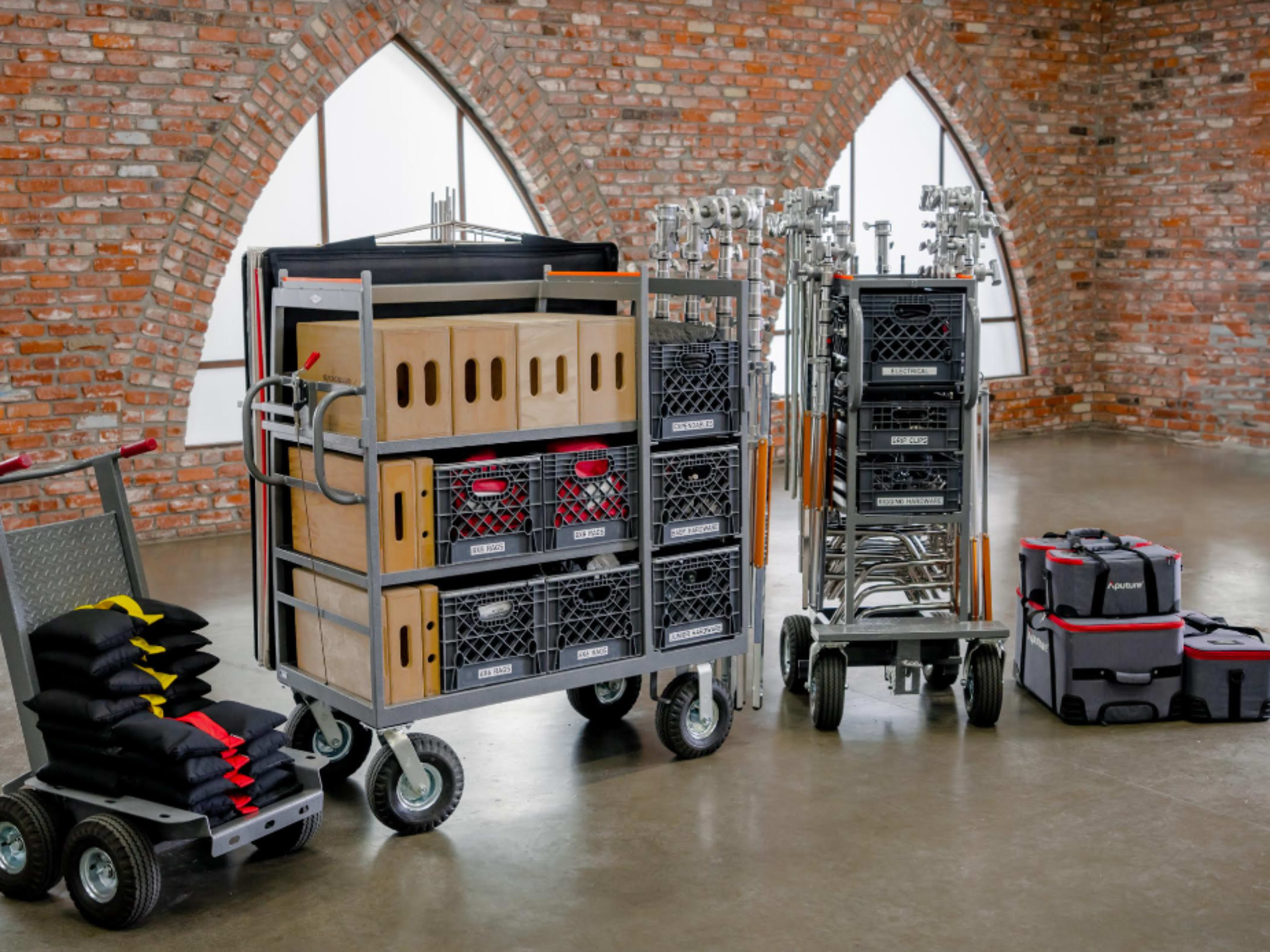 Complete 1.5 Ton G&E kit Housed on Studio Carts. 