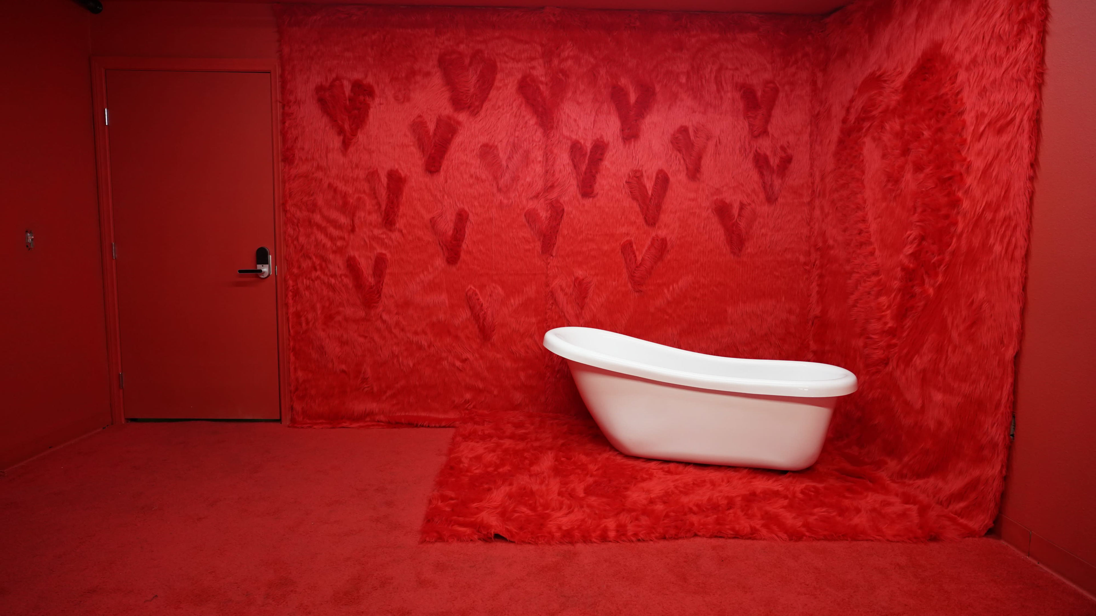 Framed In Red - A Moody, Bold, Cinematic Set Image in Charleston, Las Vegas, NV