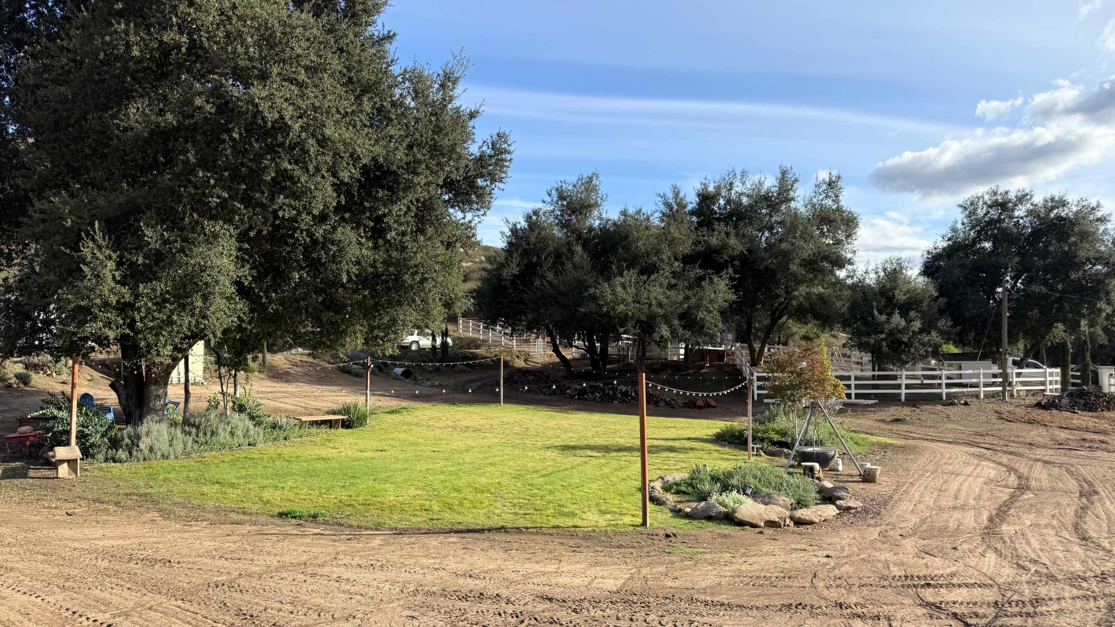 Temecula Equestrian community, rolling hills, oak trees, open fields, olive grove, garden. Image in Sage, Temecula, CA