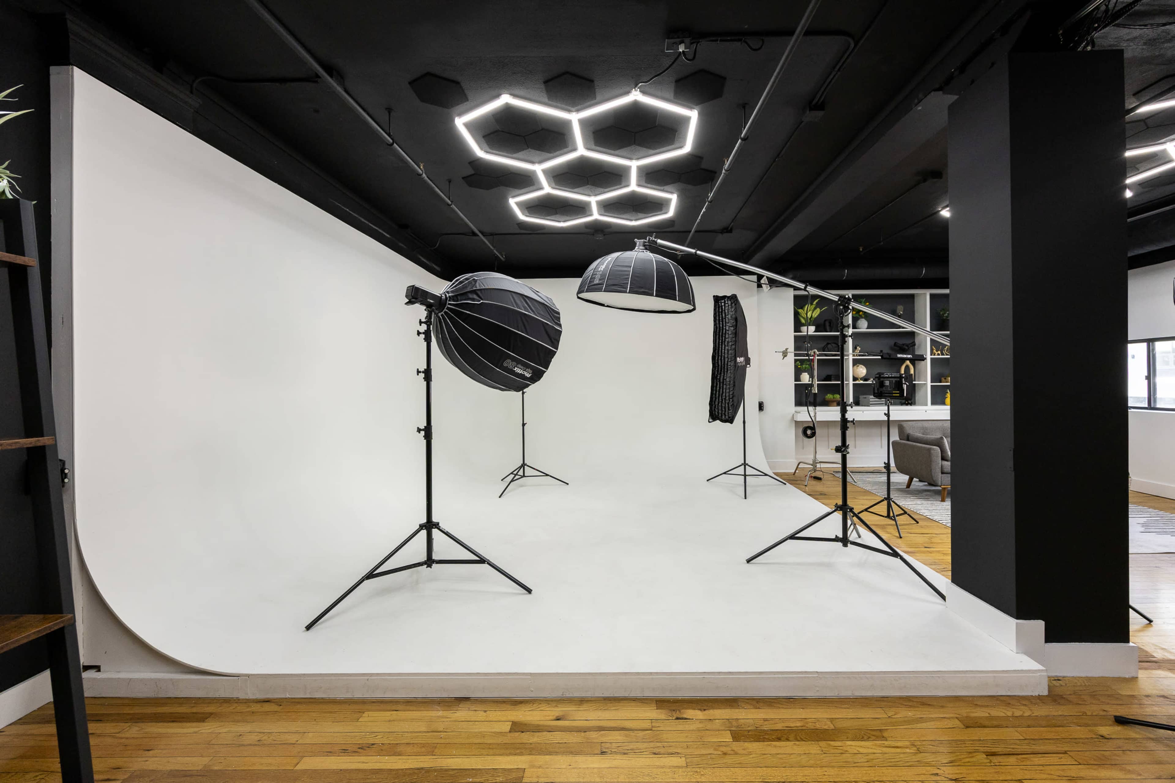 Downtown Photo & Video Studio with Cyclorama Wall Image in Oakhill Jackson, Cedar Rapids, IA