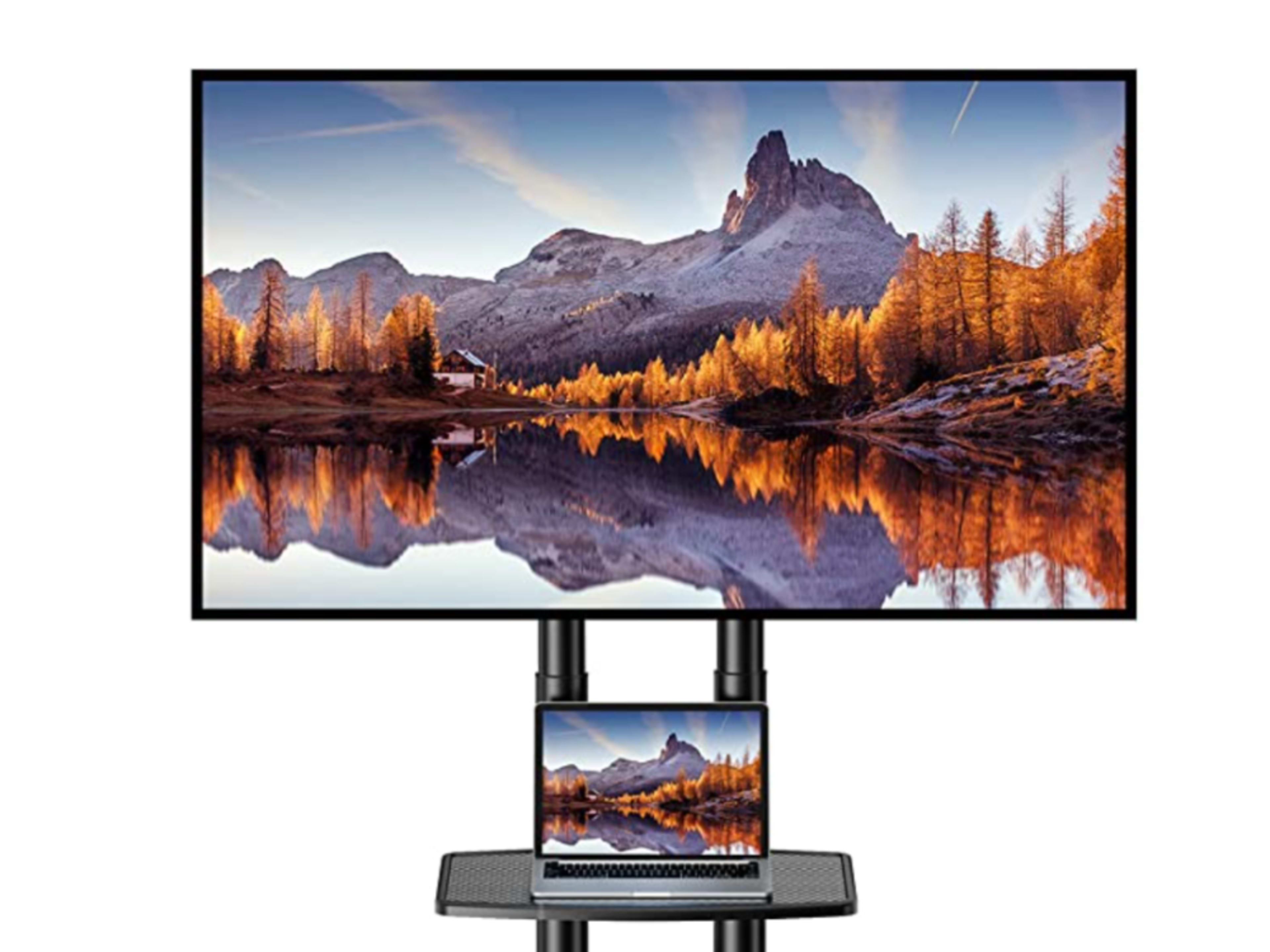 Television with apple TV and Chromecast