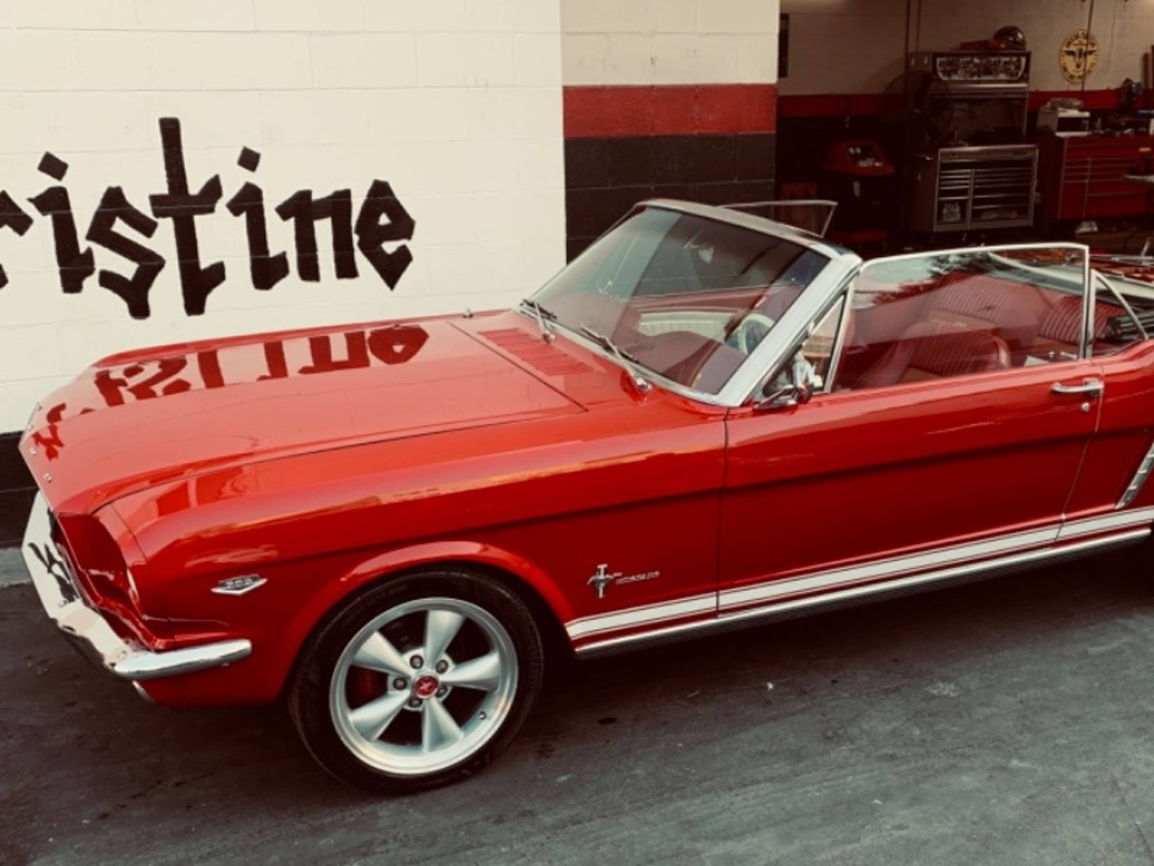 Cherry Red '65 Mustang