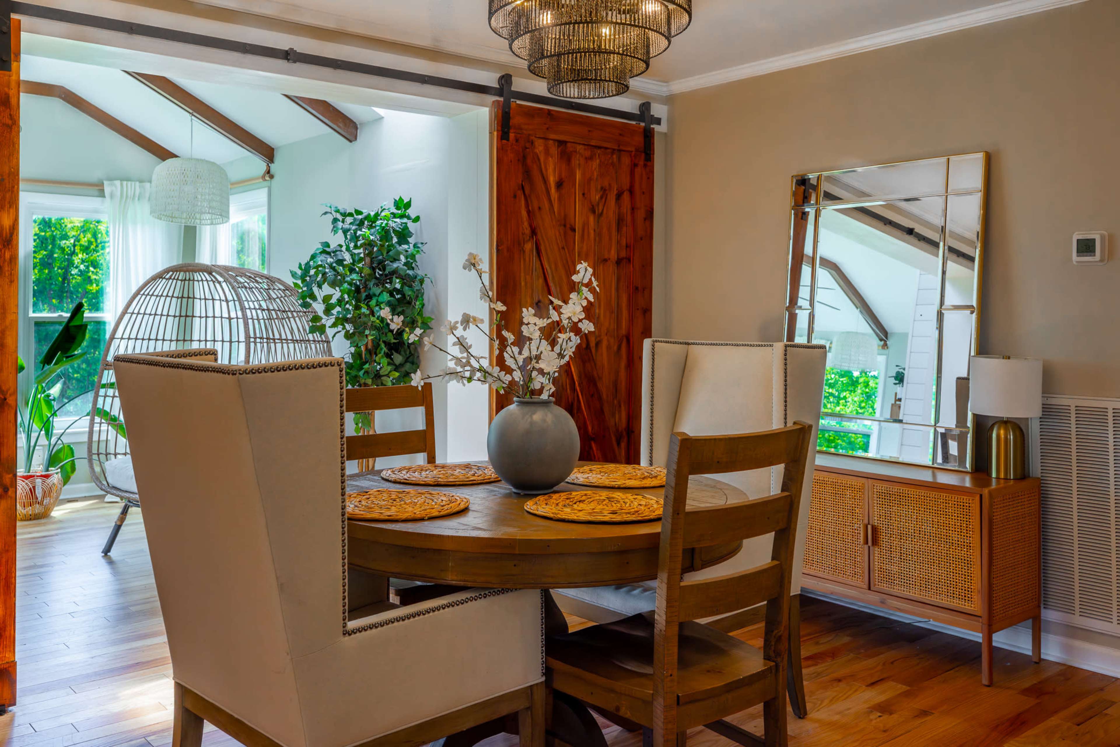 Boho-Modern Nashville Ranch with Transformable Sunroom and Piano Space-A Film Ready Gem Image in McMurray, Nashville, TN