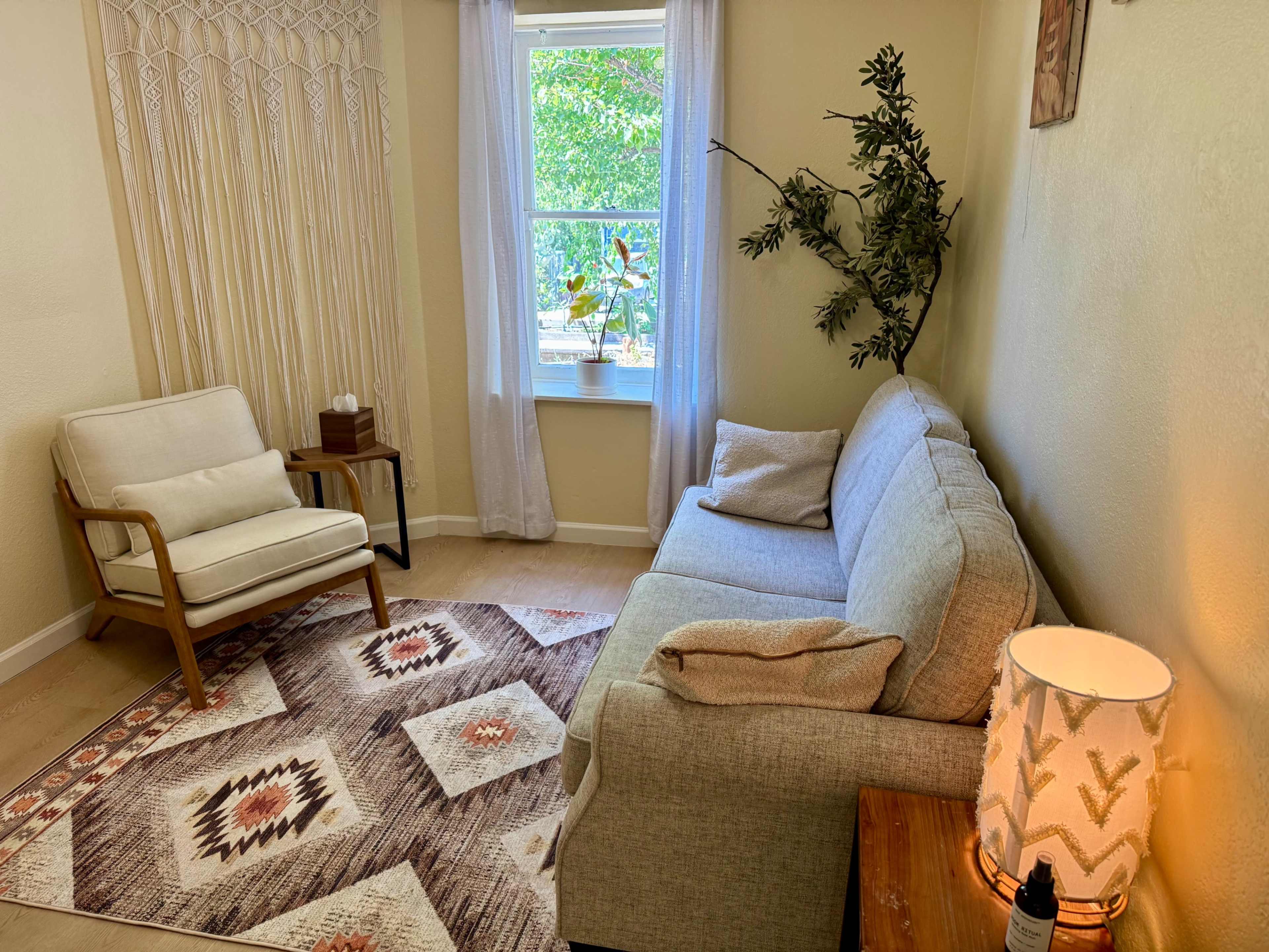 Entire 3 office wellness suite filled with plants and natural lighting Image in School, Oakland, CA