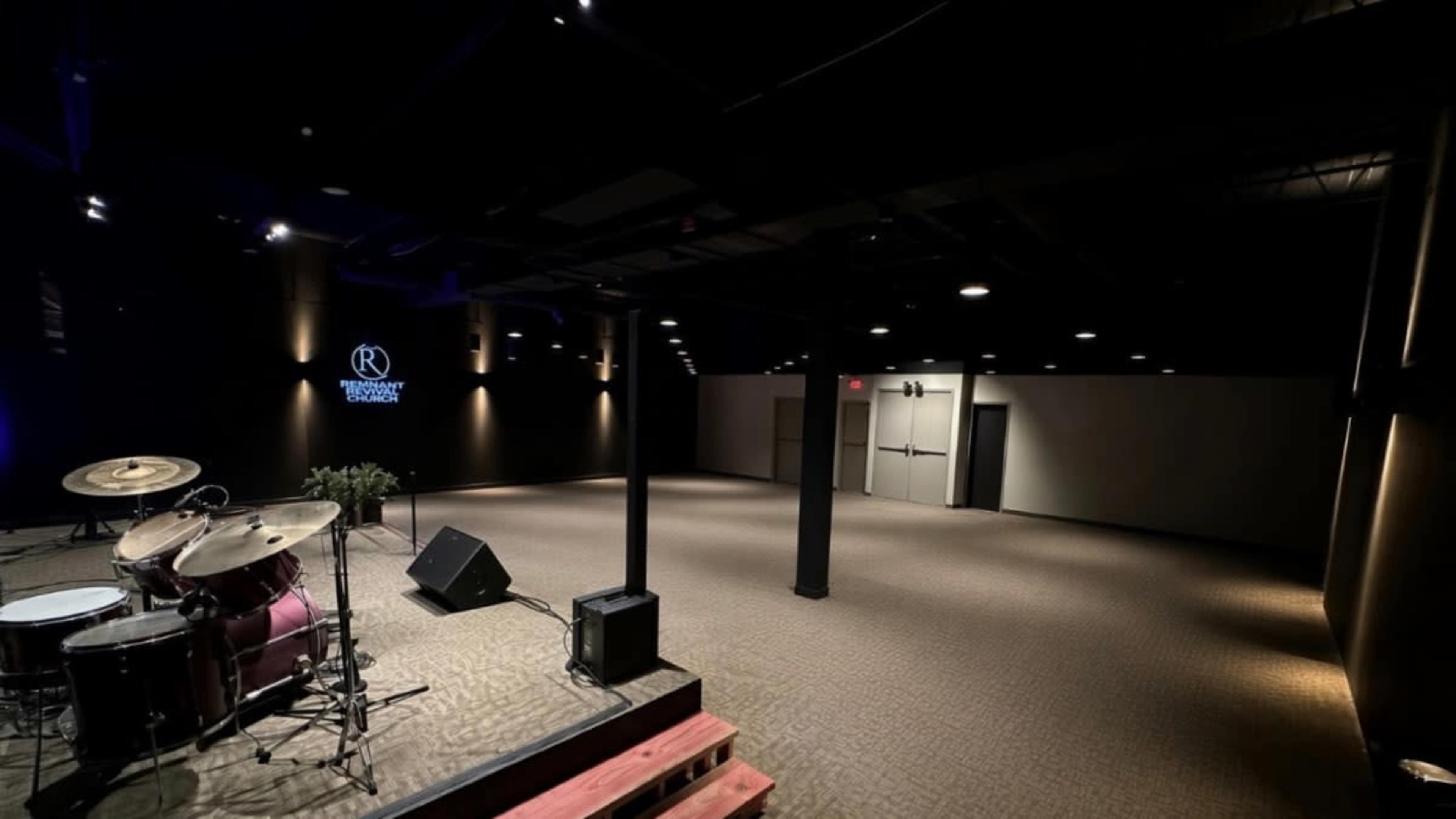 Modern Event Space with Stage, LED Wall & Professional Sound System Image in Hendersonville, Hendersonville, TN