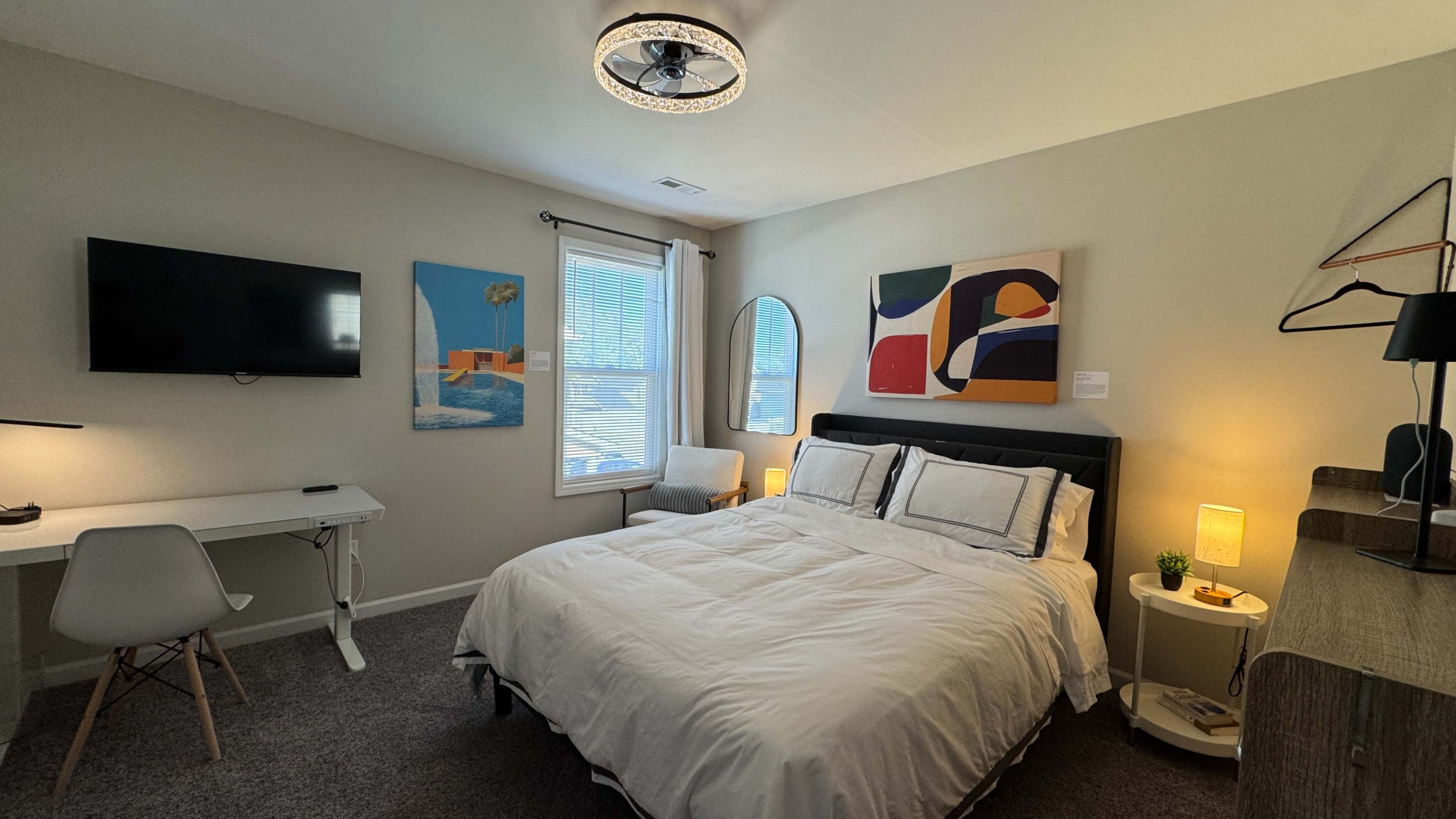 Stylish Office + Creator Space | Boutique Hotel Vibes Image in Groves Of Deerfield, Wendell, NC