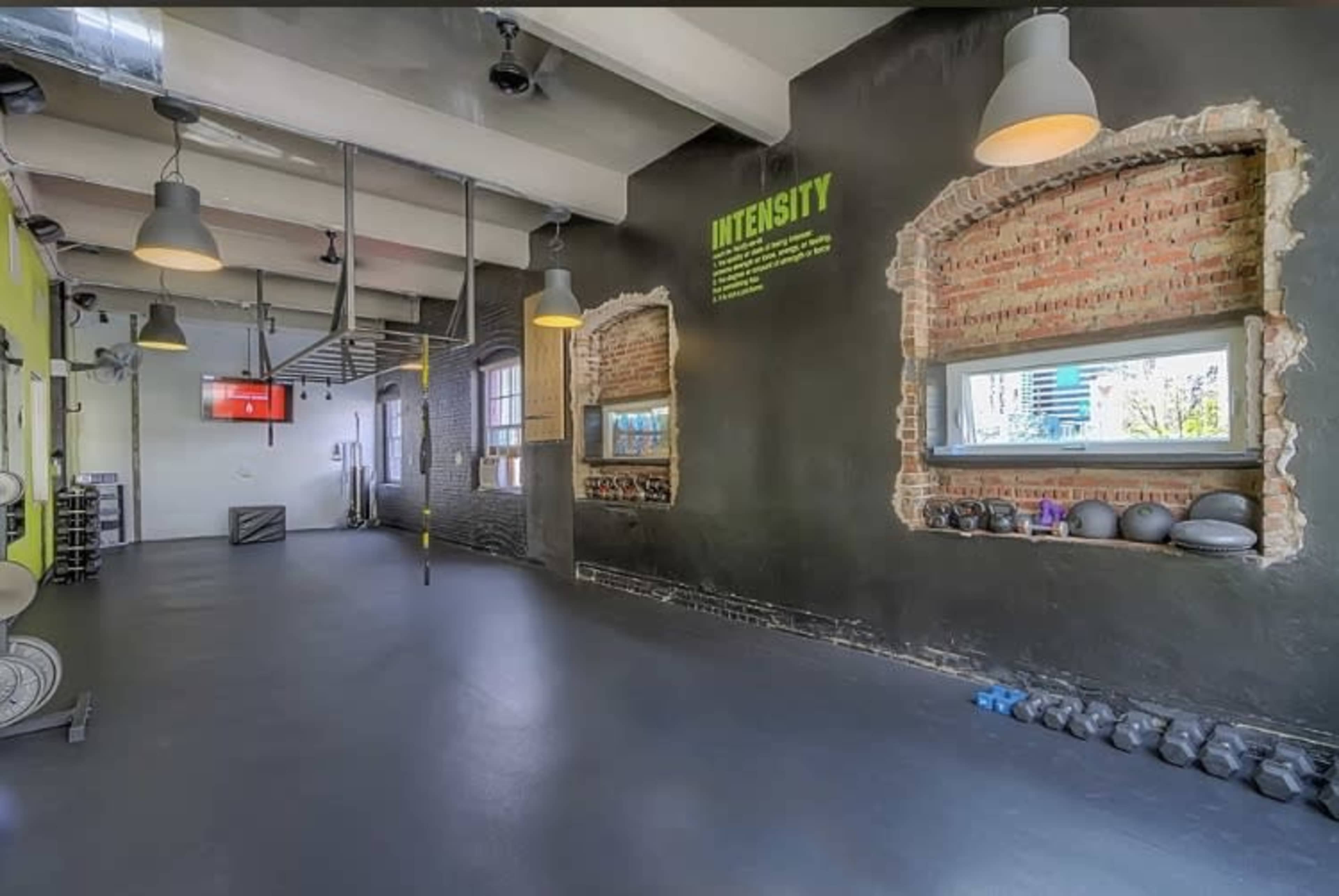 Urban Fitness Studio with Exposed Brick and Natural Lighting Image in Five Points, Denver, CO