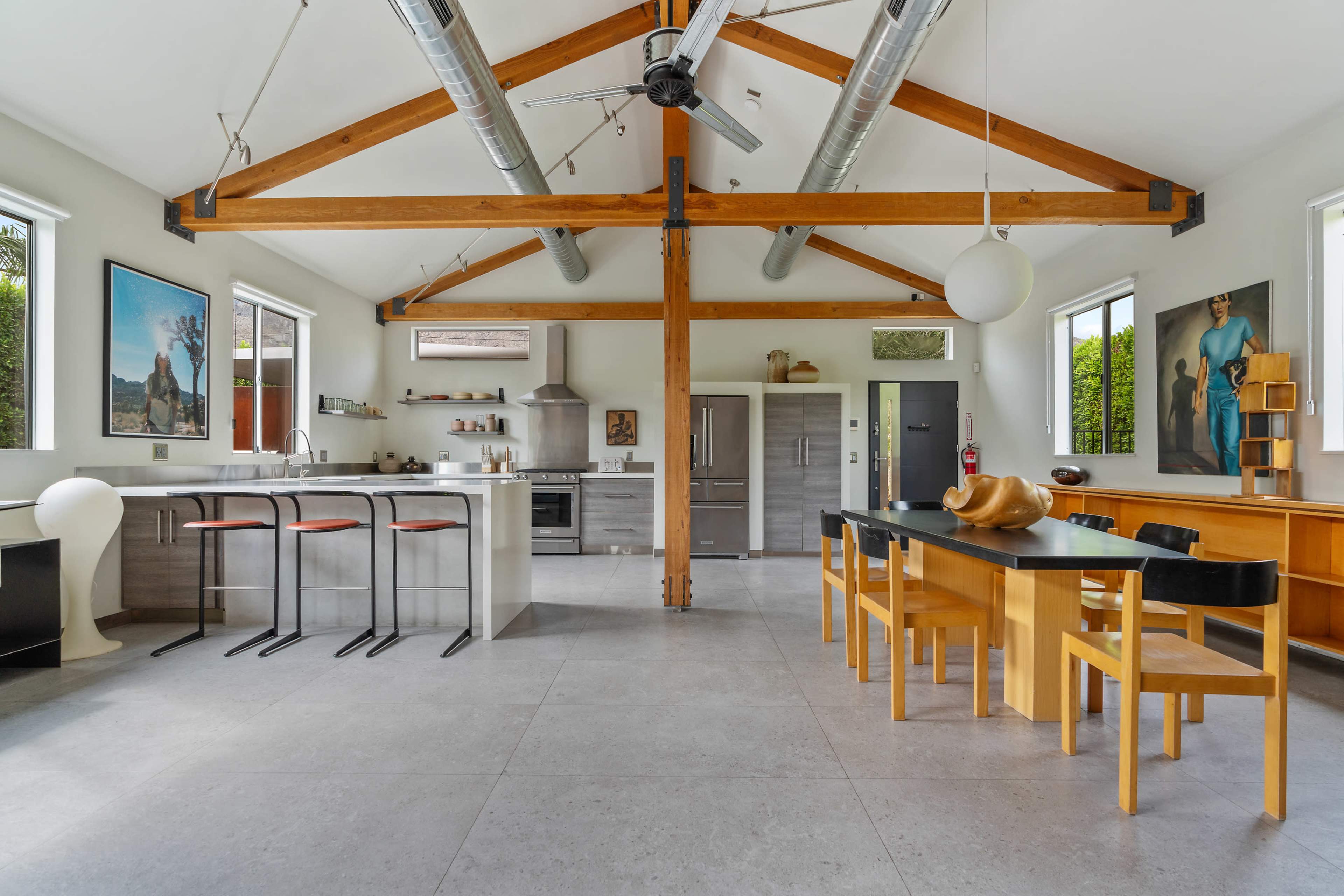 Stylish industrial loft, short walk from downtown. Image in Downtown Palm Springs, Palm Springs, CA