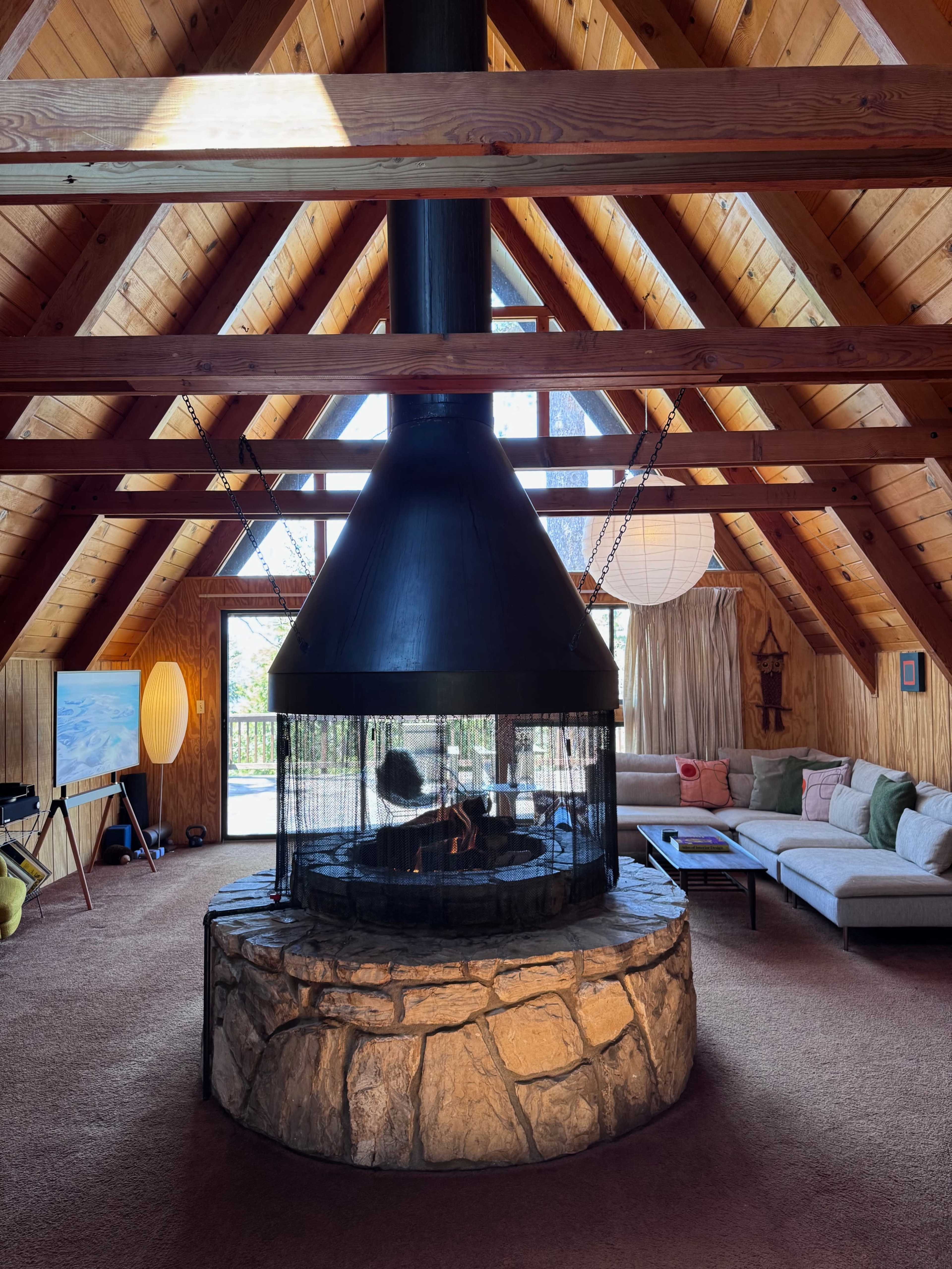 Mid-Century Modern A-Frame 60s Time Capsule Image in Running Springs, Running  Springs, CA