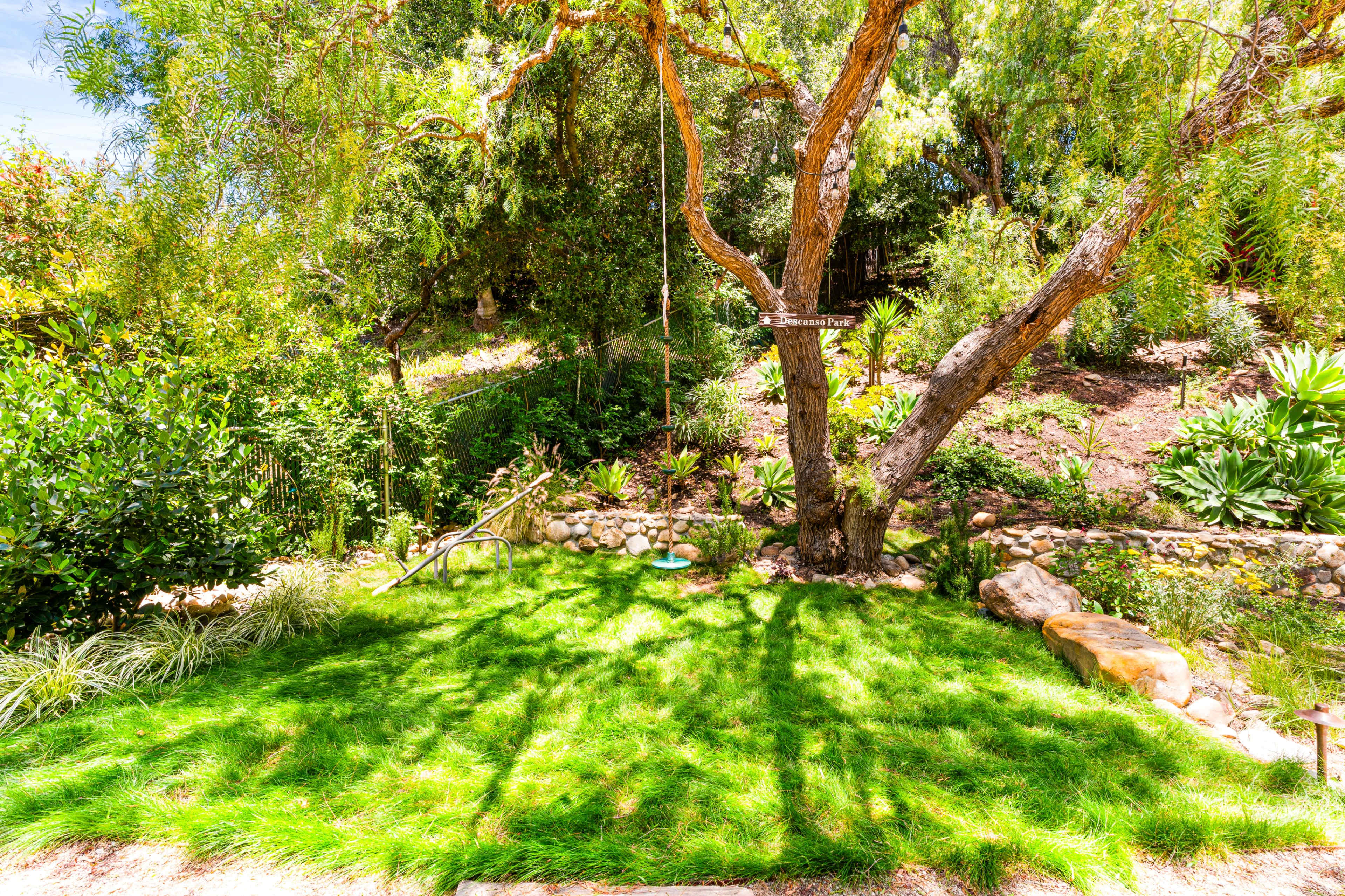 Mediterranean Style Garden surrounded by California Native Flora Image in San Juan Capistrano, San Juan Capistrano, CA