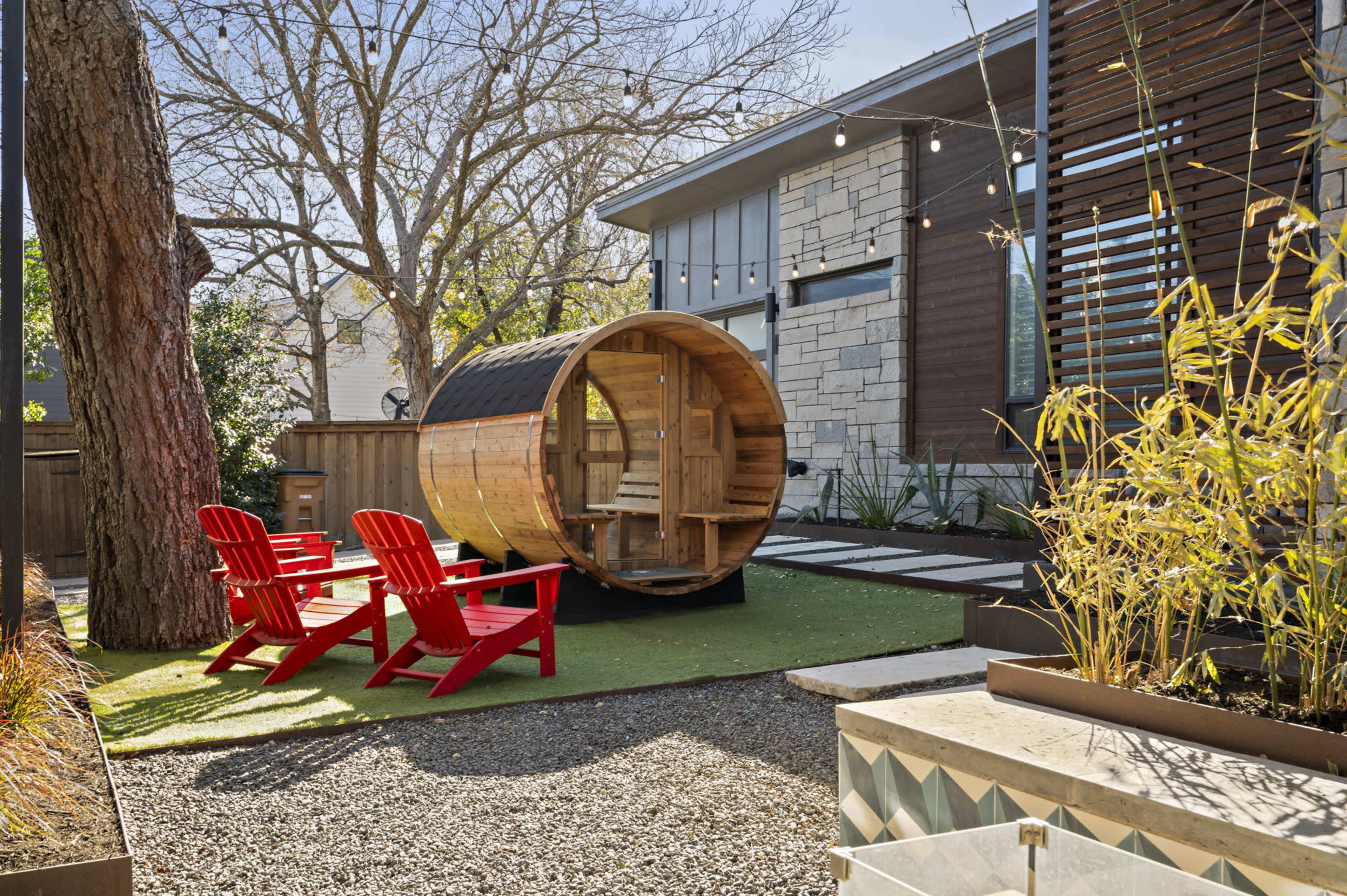 Modern Escape Near S Lamar | Hot tub | Sauna Image in South Lamar, Austin, TX