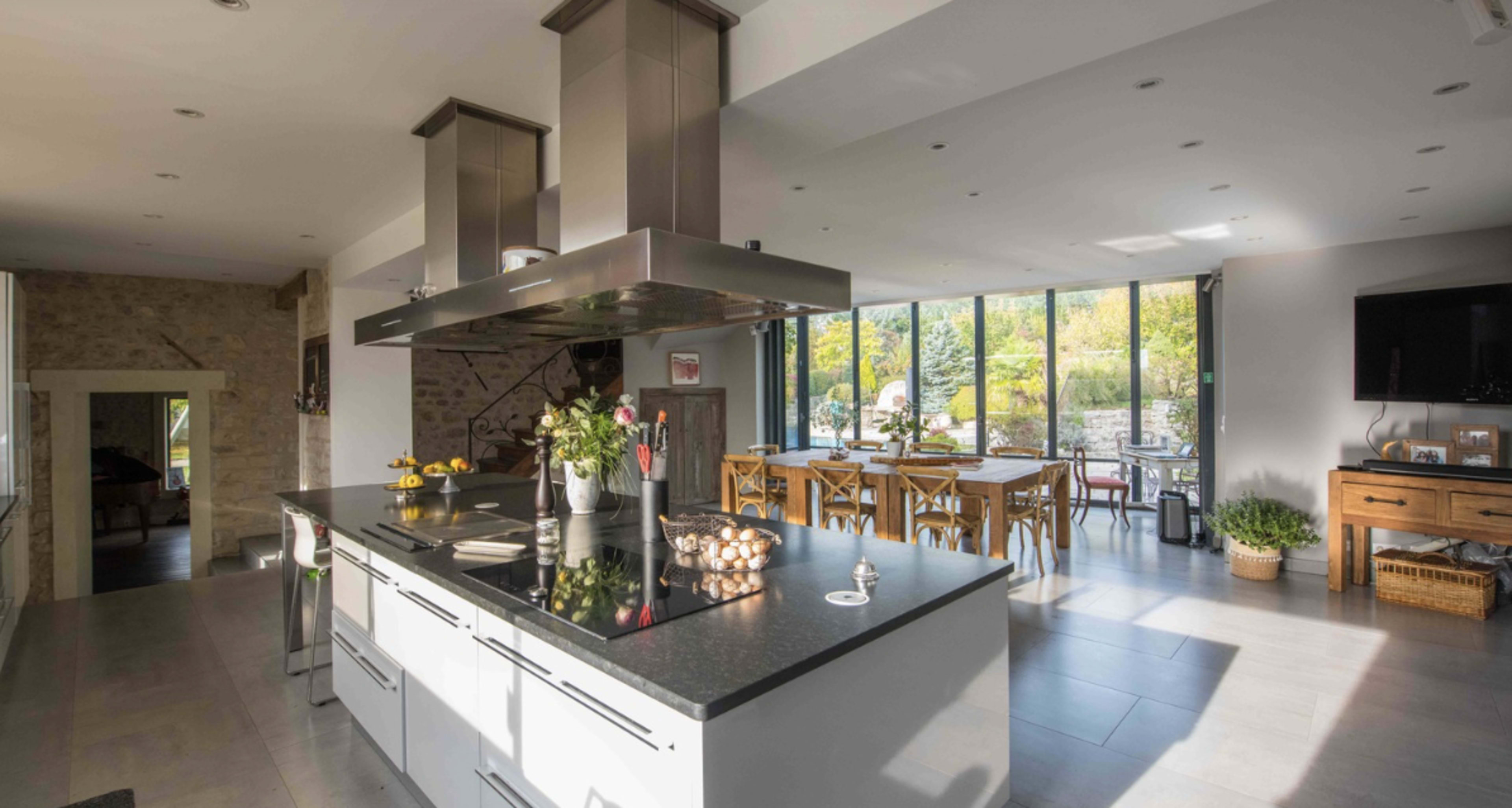 maison moderne avec nature en Essonne Image dans , Villeneuve sur auvers, 