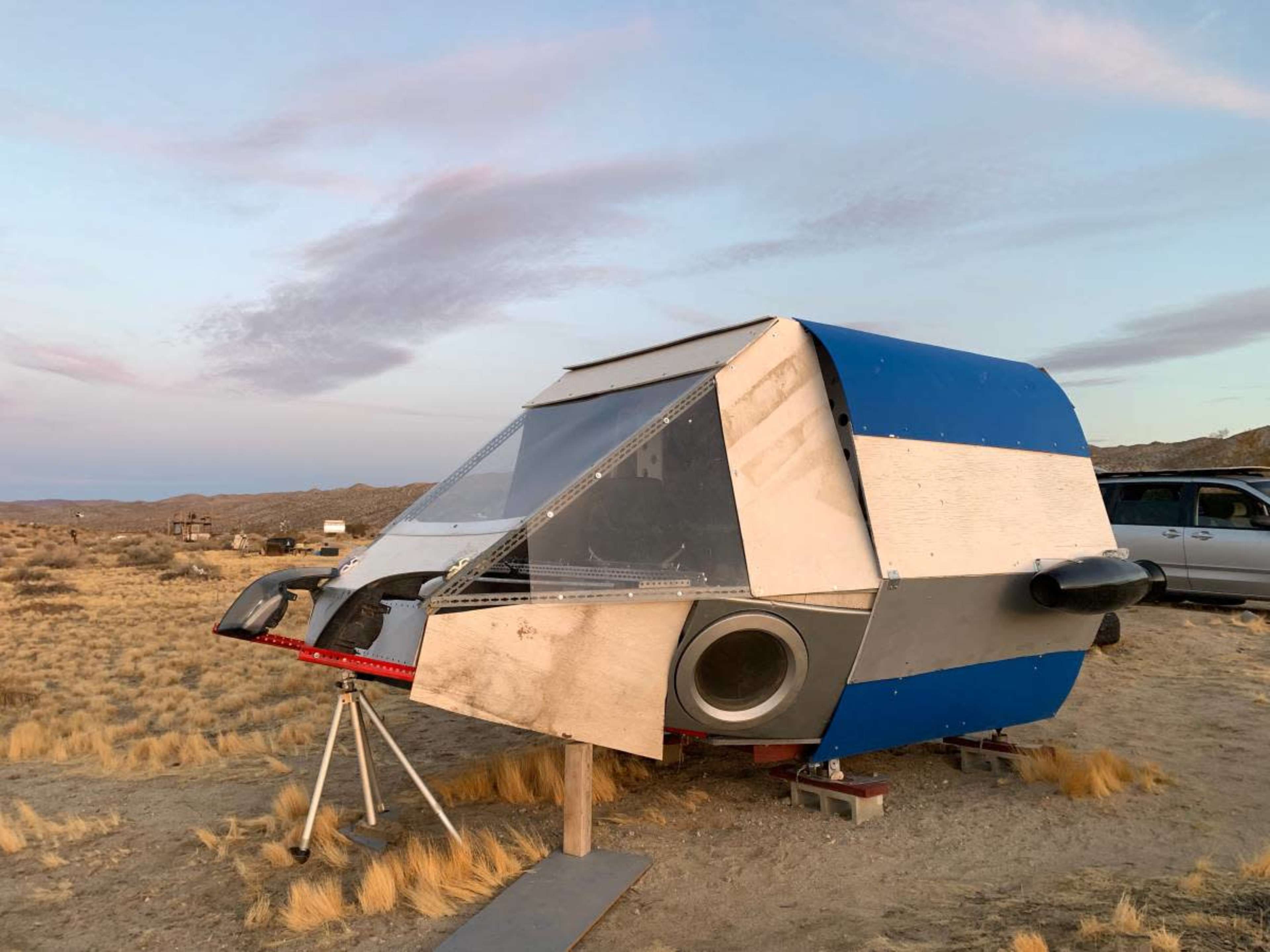 Shuttle pod spacecraft set Image in , Cantil, CA