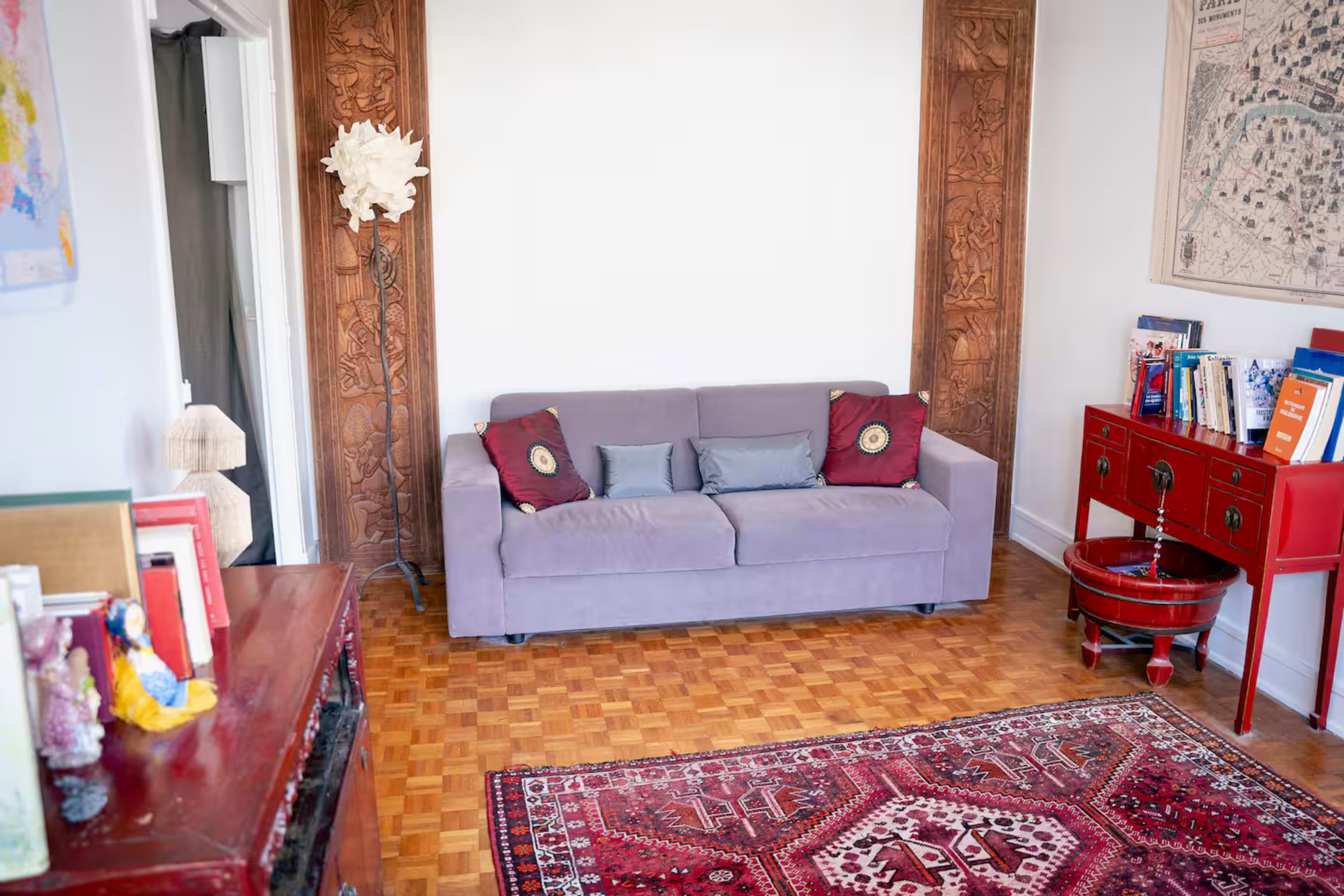 Appartement lumineux 12ème avec balcon pour tournage/shooting Image in Picpus, PARIS 12