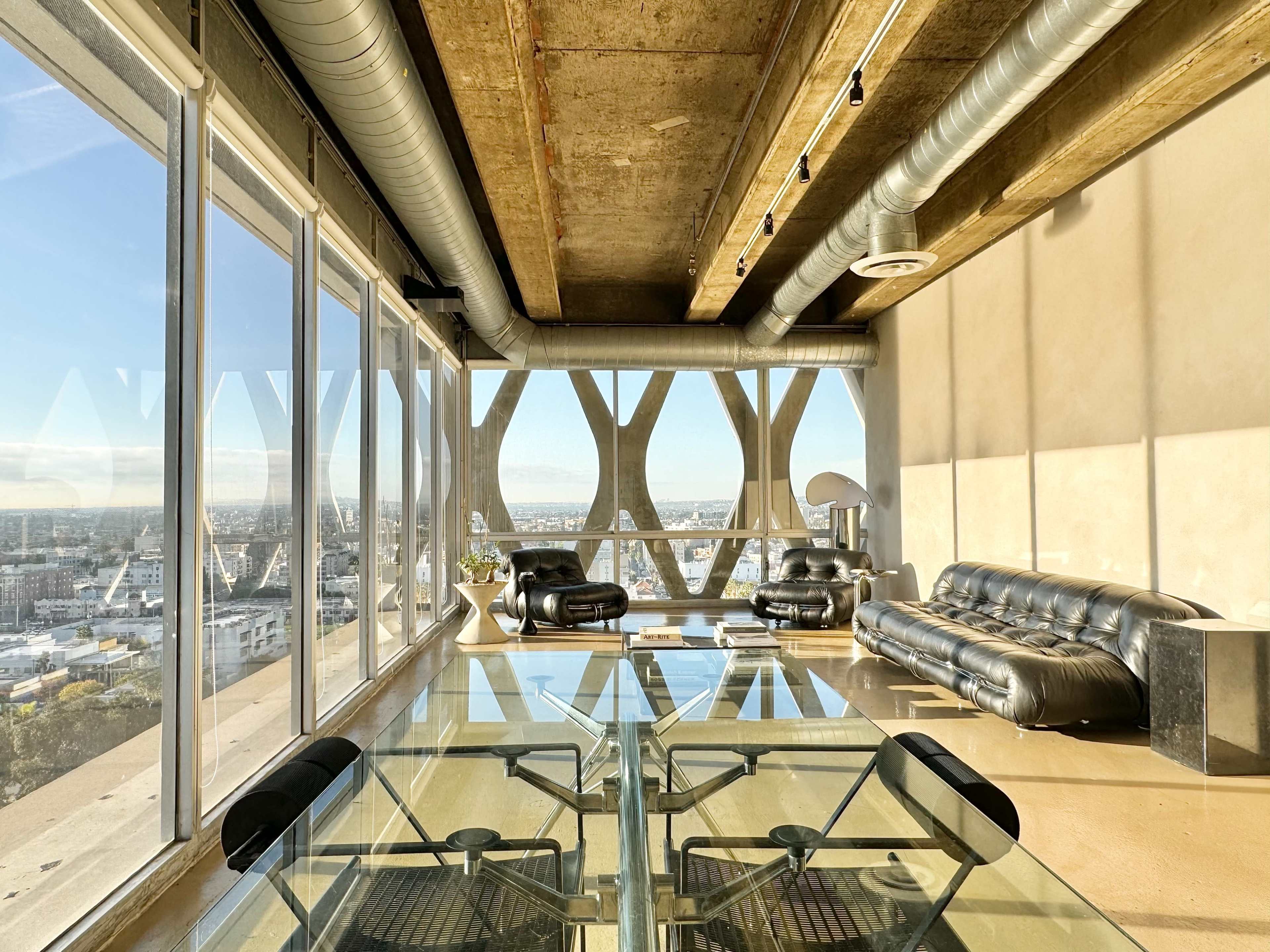 Brutalist Panoramic View DTLA Loft, Los Angeles, CA | Event | Peerspace