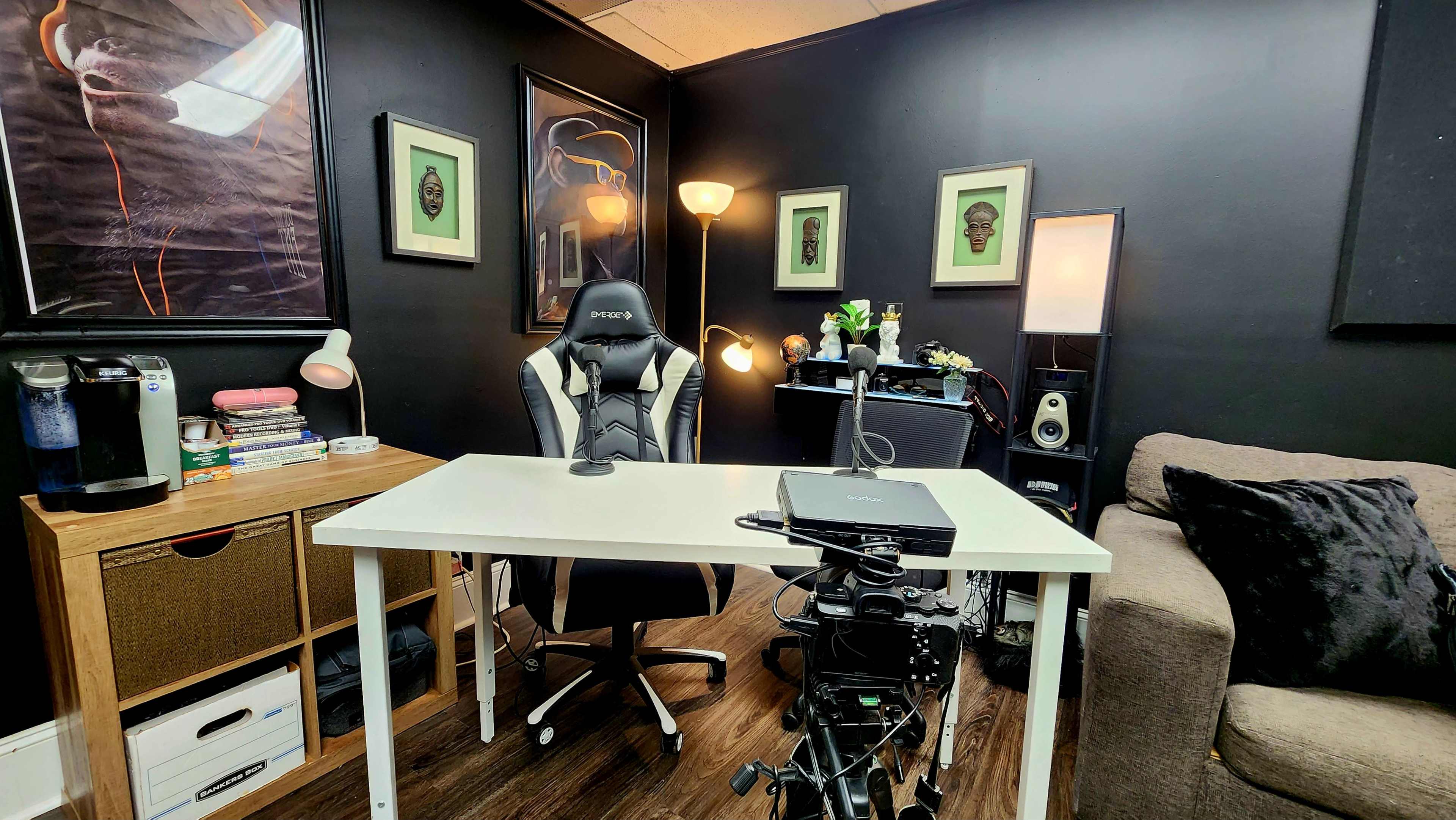 Podcast Filming and Production Studio Image in Gwinnett Village, Atlanta, GA