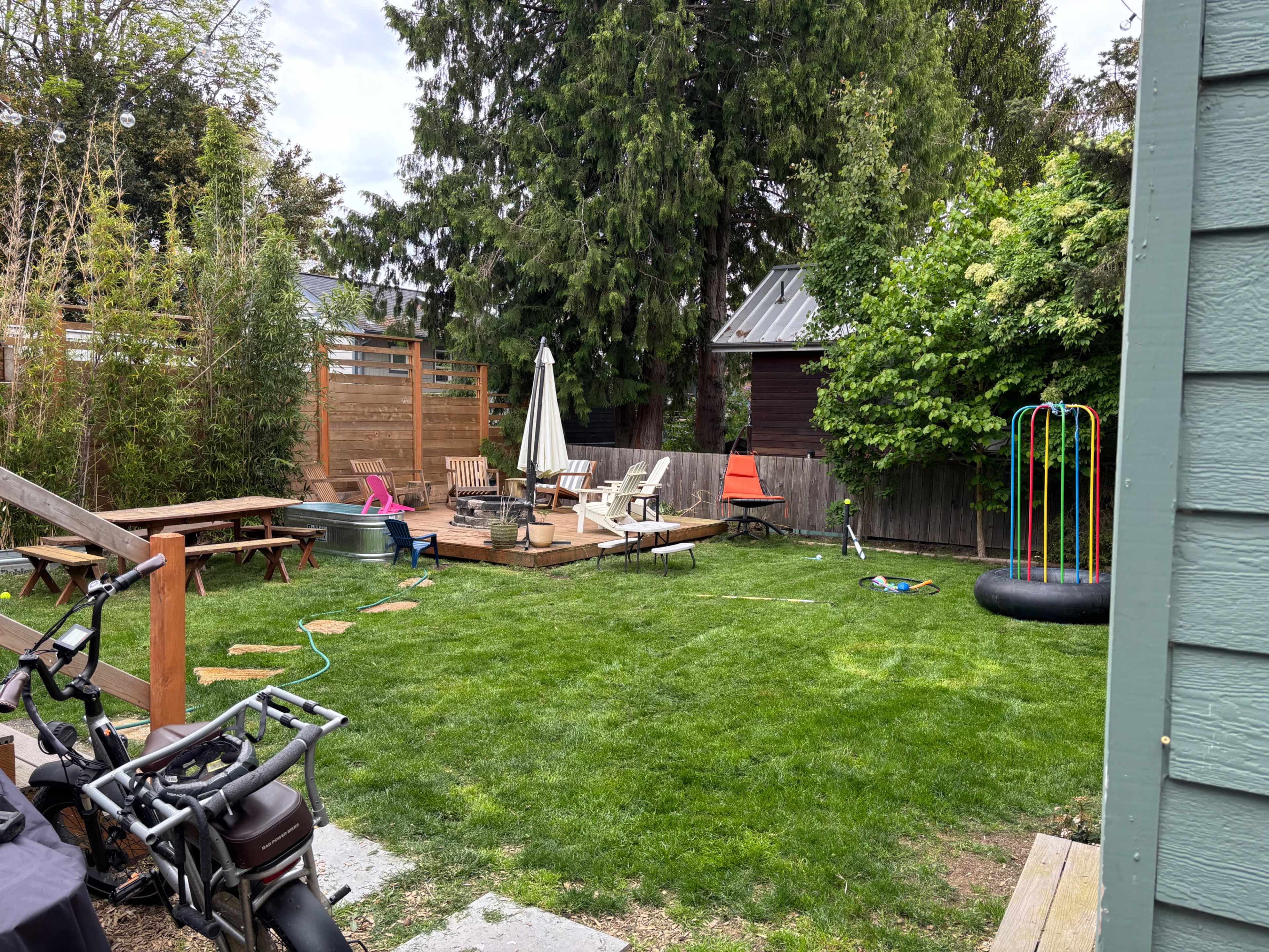 Spacious Outdoor Event Space with Fire Pits, Treehouse, and More Image in Crown Hill, Seattle, WA