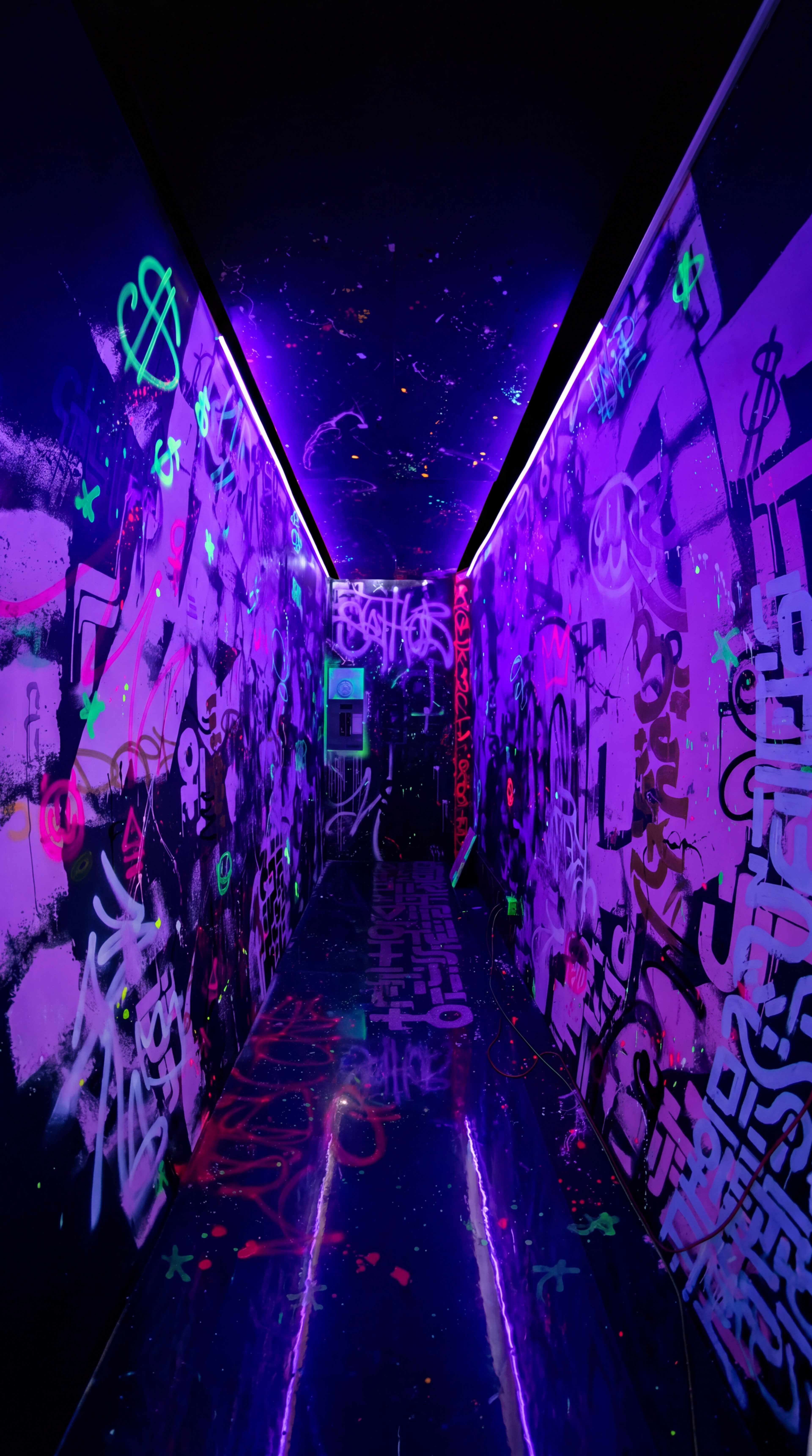 Colorful Graffiti Art Tunnel Studio Photo / Video Set in Downtown LA Image in Downtown Los Angeles, Los Angeles, CA